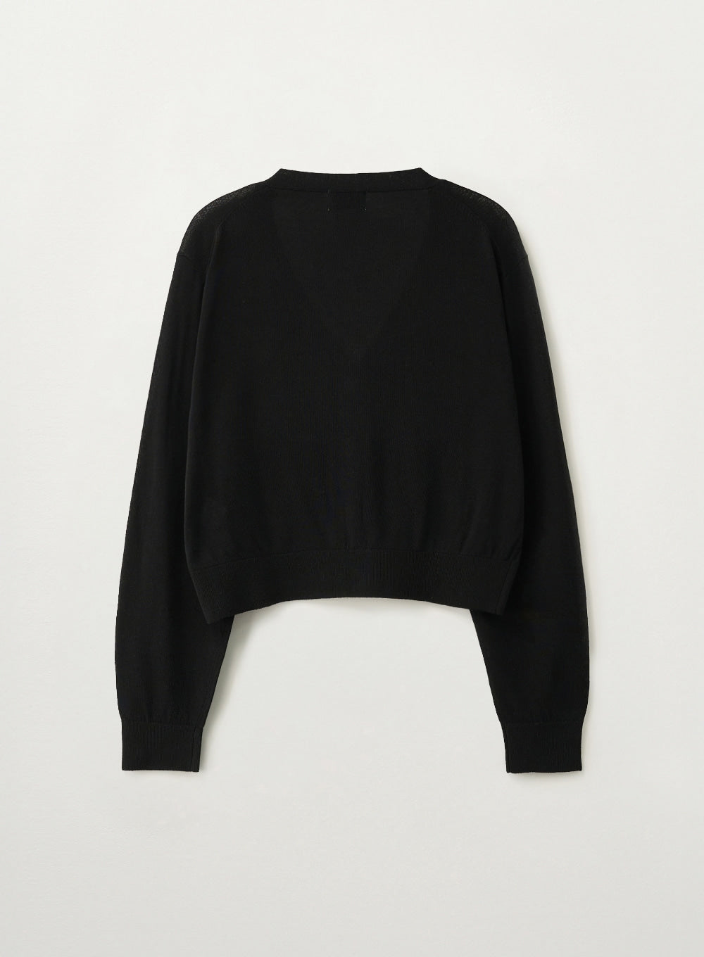 Satur Loren Linen Blend Cardigan - Black