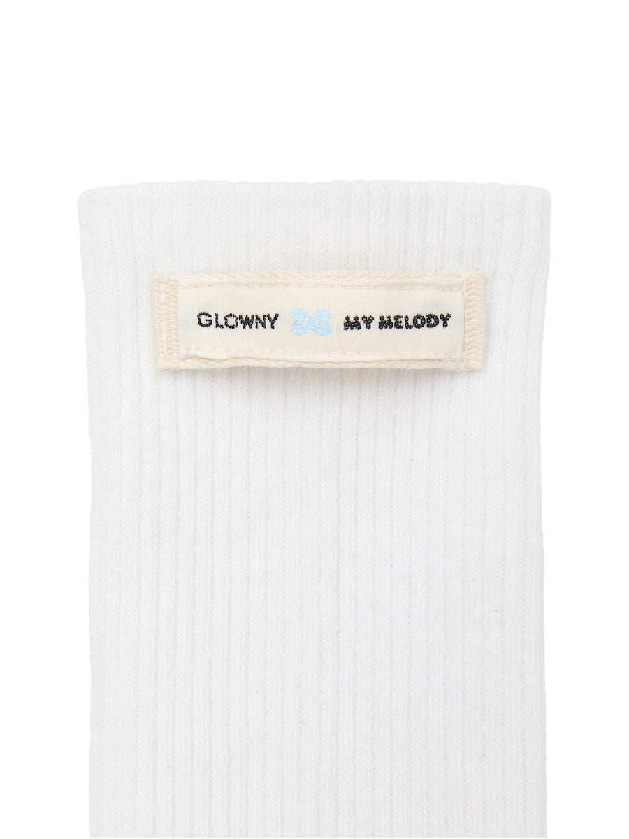 GLOWNY X My Melody Everyday Socks (White)
