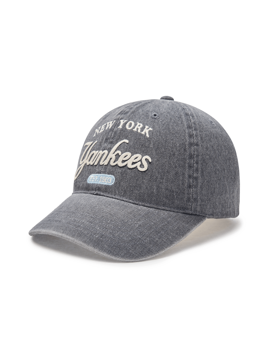 [25S New Arrival] Color Denim Unstructured Ballcap New York Yankees