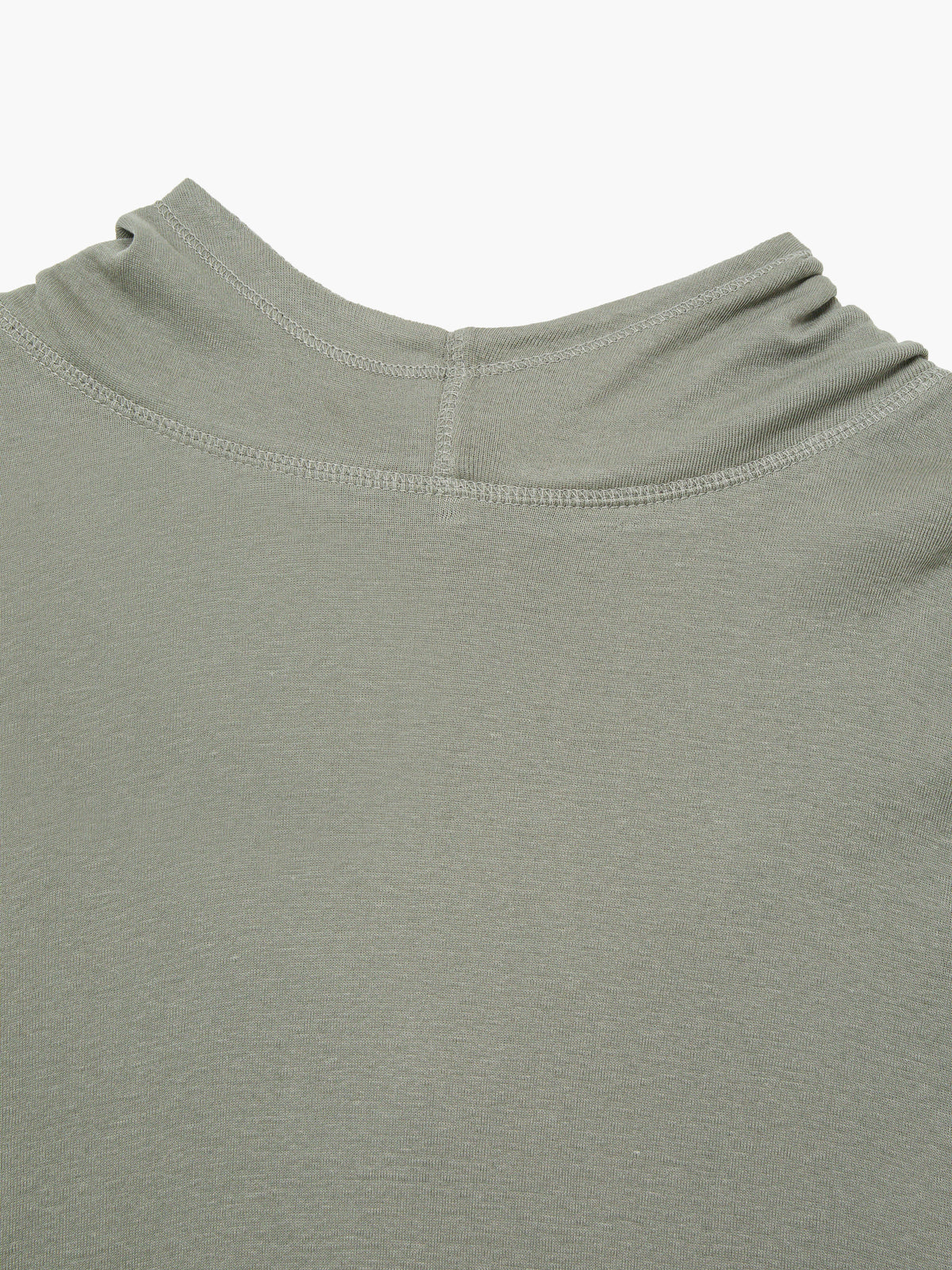 Margesherwood Highneck Hoodie Long Sleeve khaki