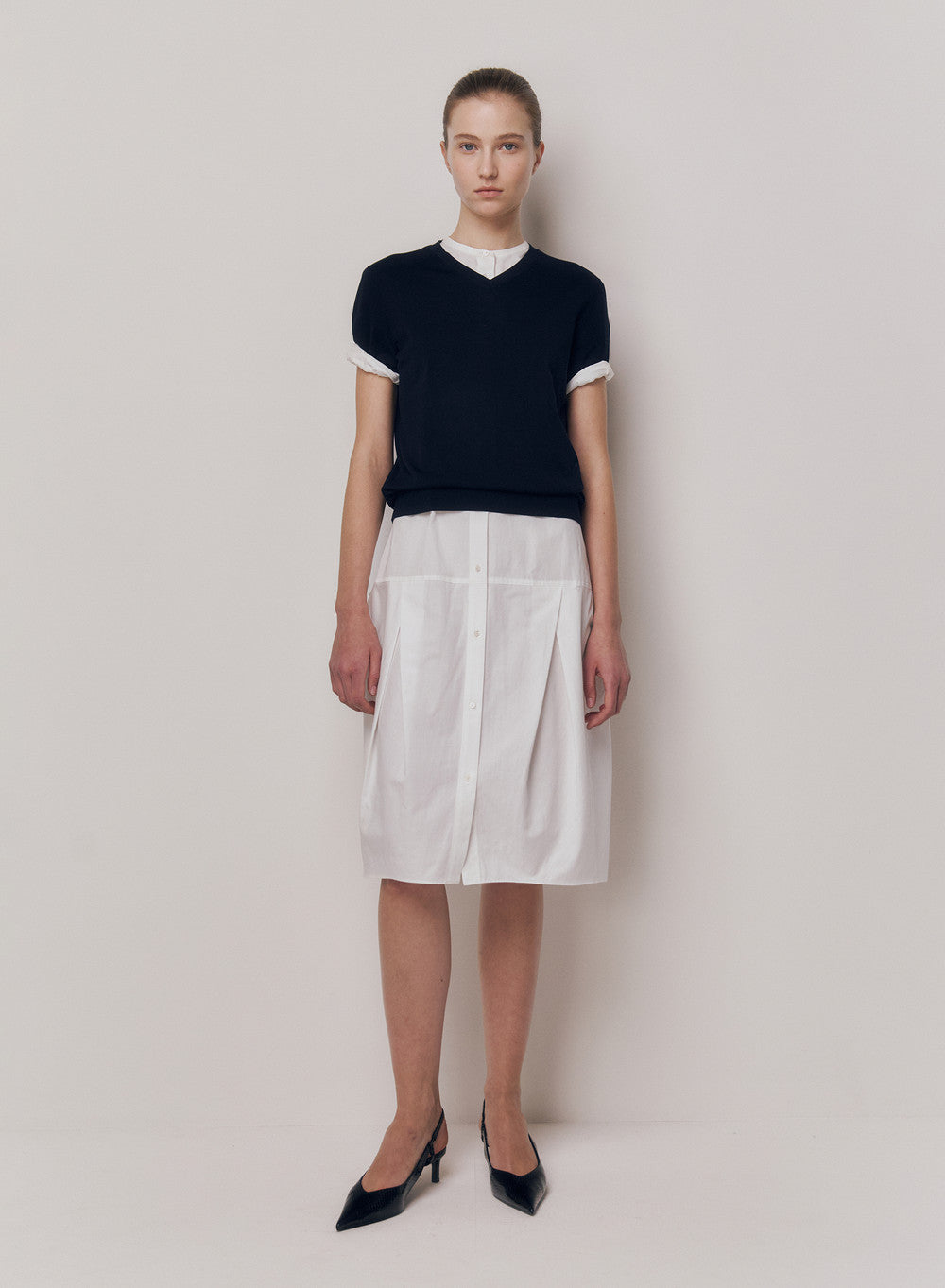 Kindersalmon Ben Cotton Dress White