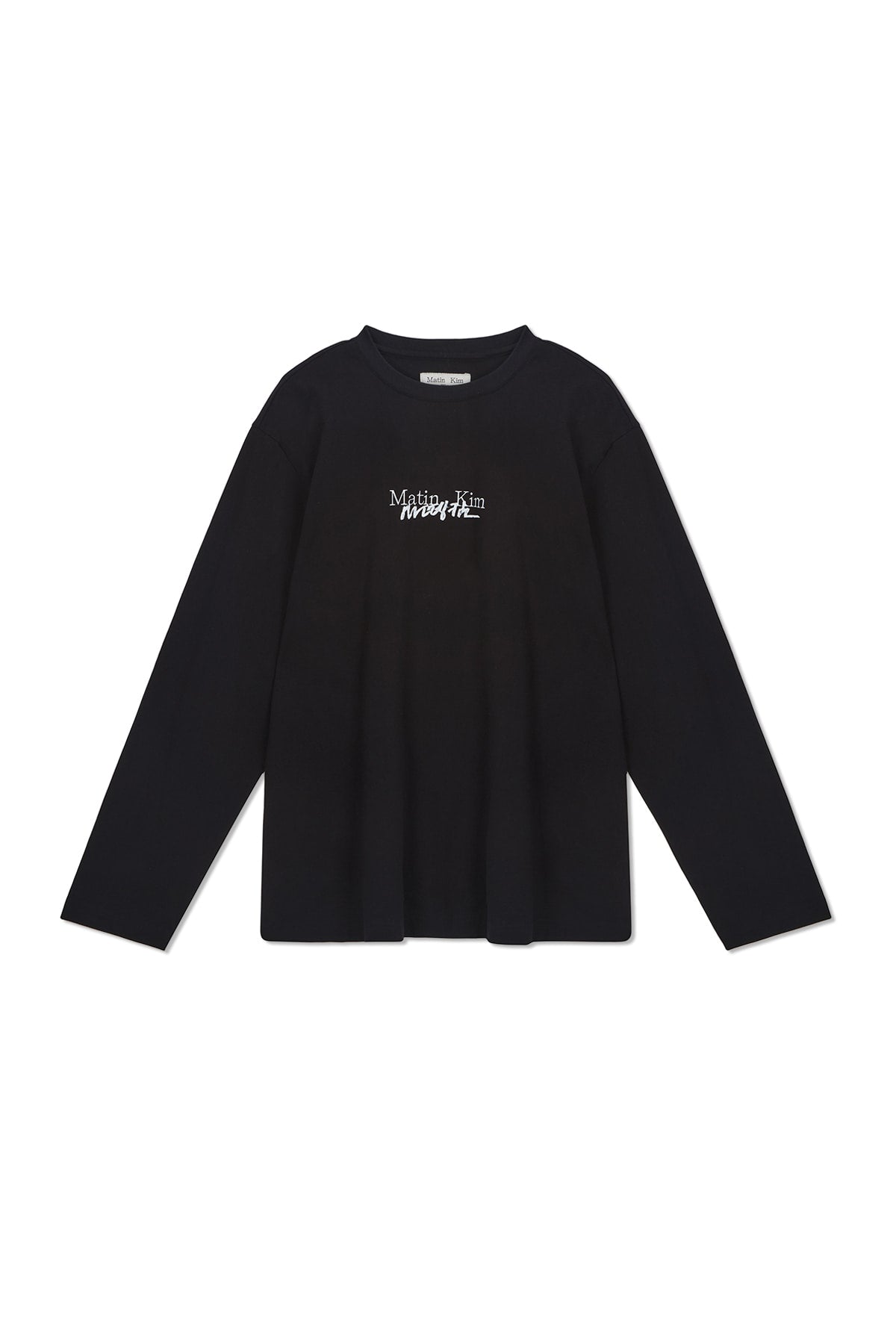 [matinkim] HANGEUL LOGO ARCHIVE LONG SLEEVE IN BLACK