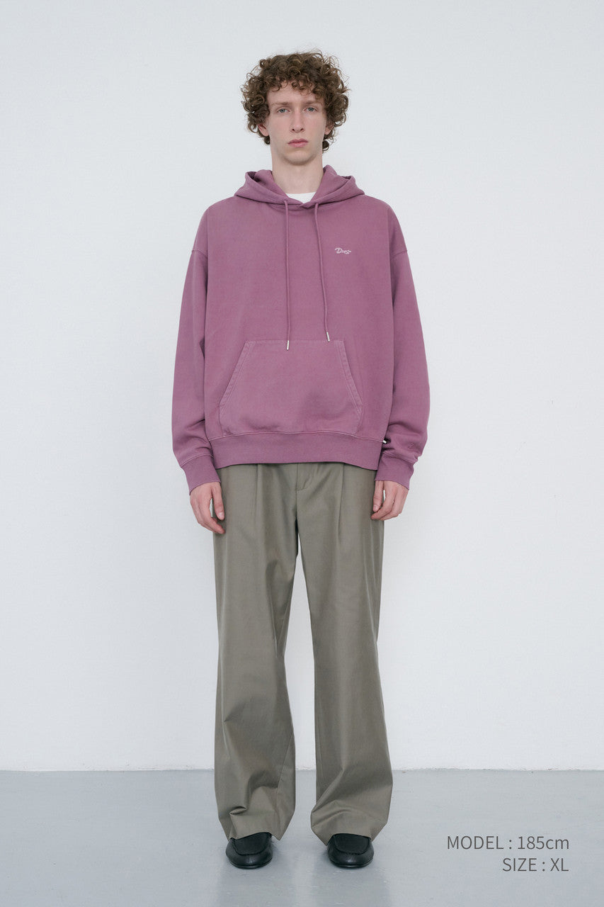 Dunst Unisex Garment Dyed Hoodie Purple