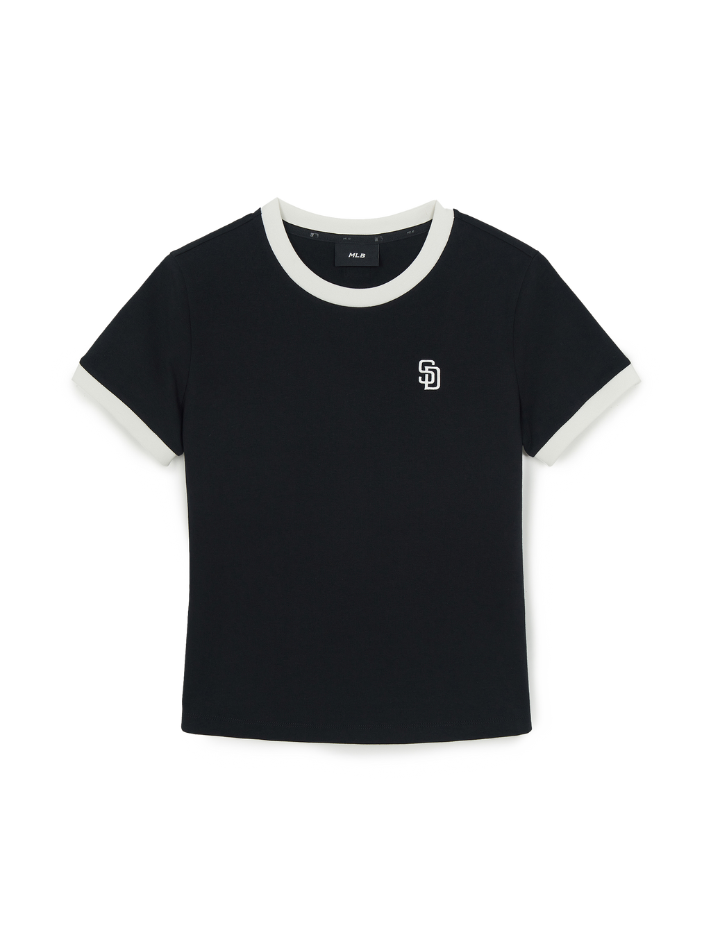 [mlb korea] Women's Basic Small Logo Ringer T-shirts