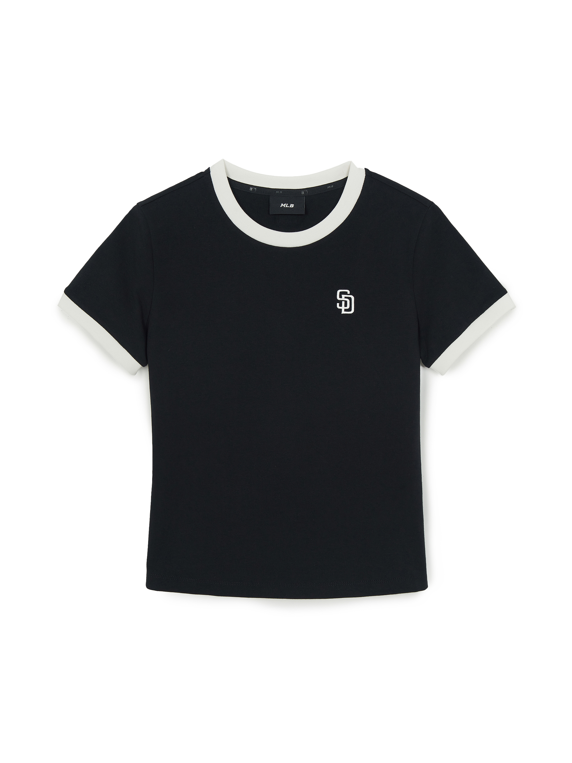 [mlb korea] Women's Basic Small Logo Ringer T-shirts