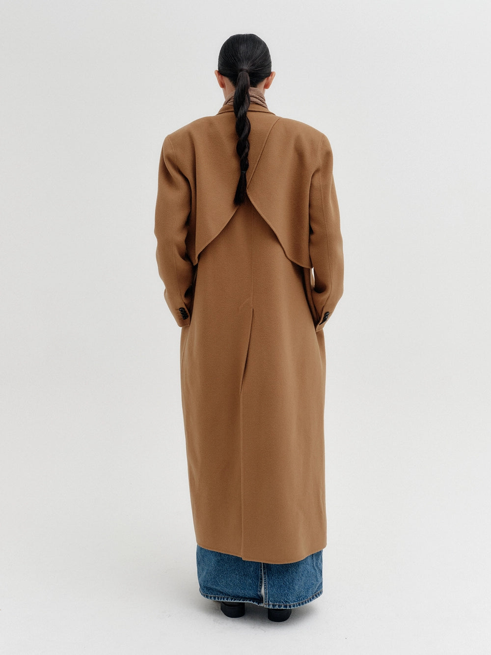 EENK Convertible Double Breasted Coat - Beige