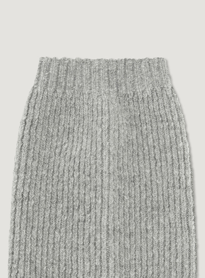 Mango Maniplease Wool Leg Warmer Grey