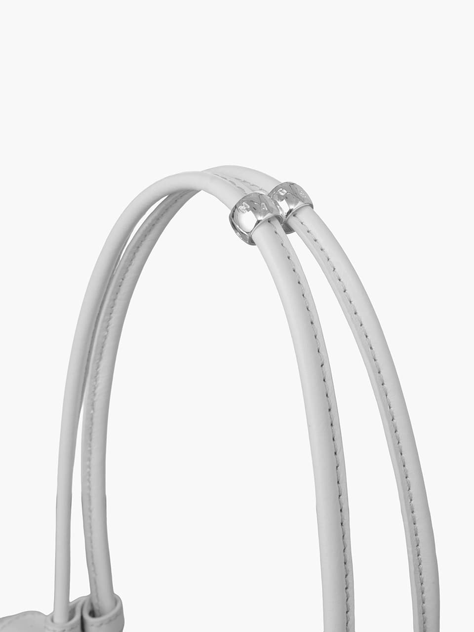 Margesherwood Double Bag Ring round silver