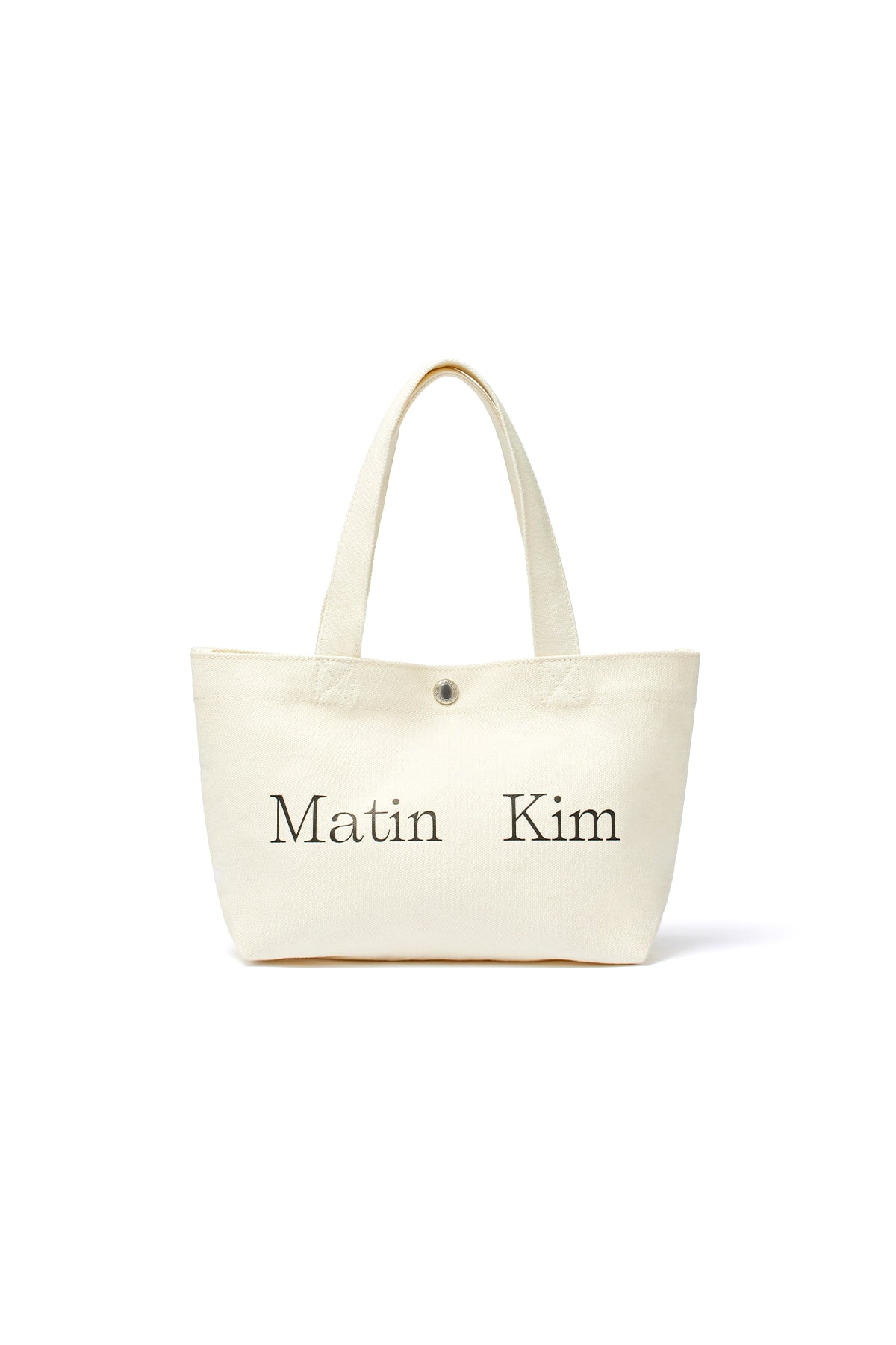 Matinkim Matin Kim Matin Canvas Mini Tote Bag IN Ivory