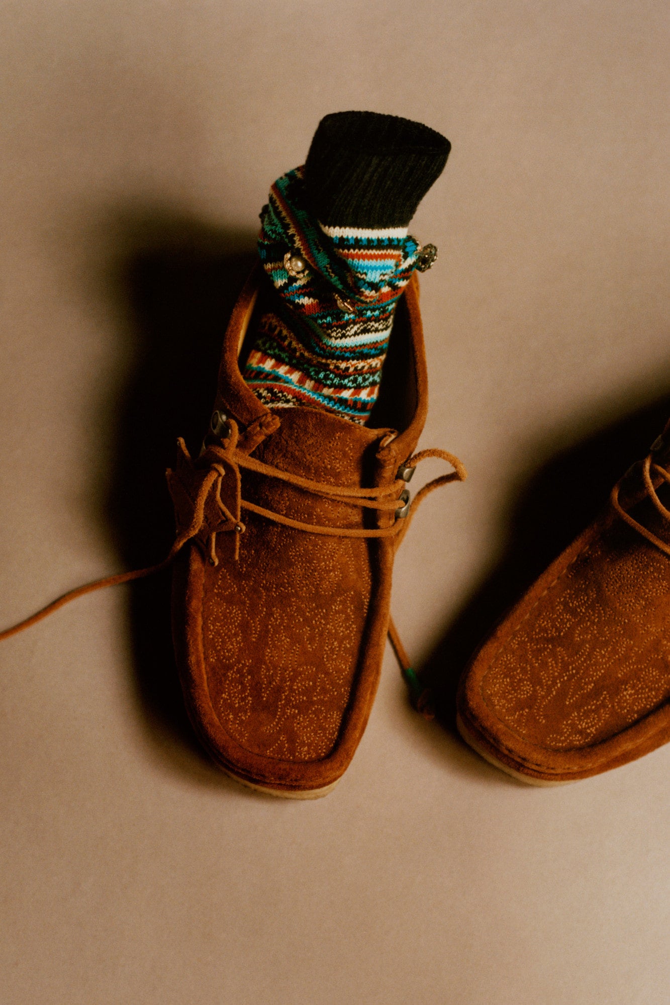 Andersson Bell Adsb X Clarks Wallabee Embroidery