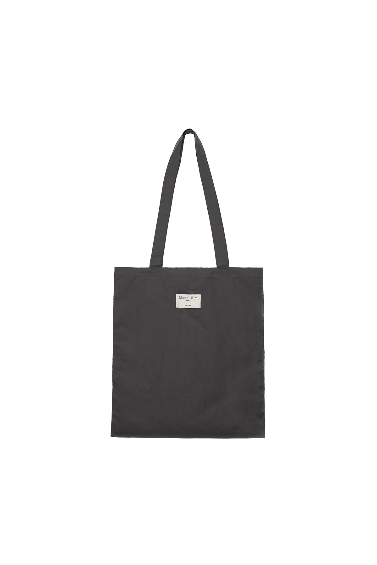 [matinkim] MATIN POPPIN ECOBAG IN CHARCOAL