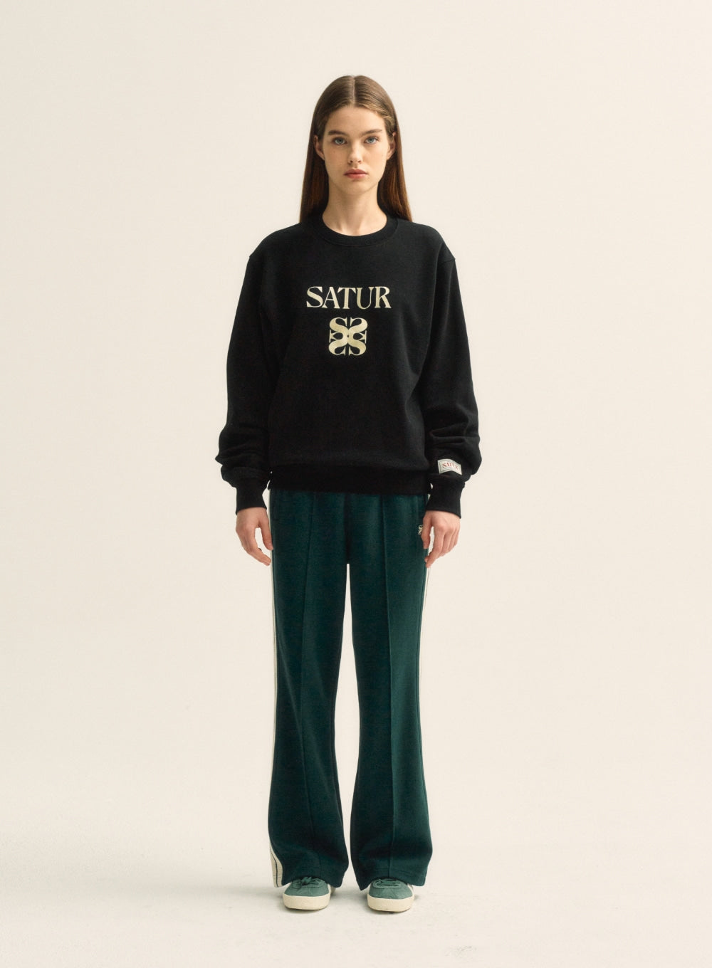 [satur] (W) Lawton All Day Track Pants - Teal Green