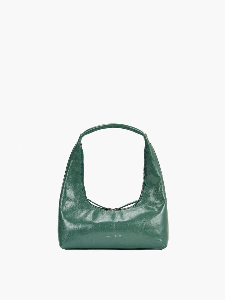 Margesherwood Hobo Shoulder hunter green crinkle