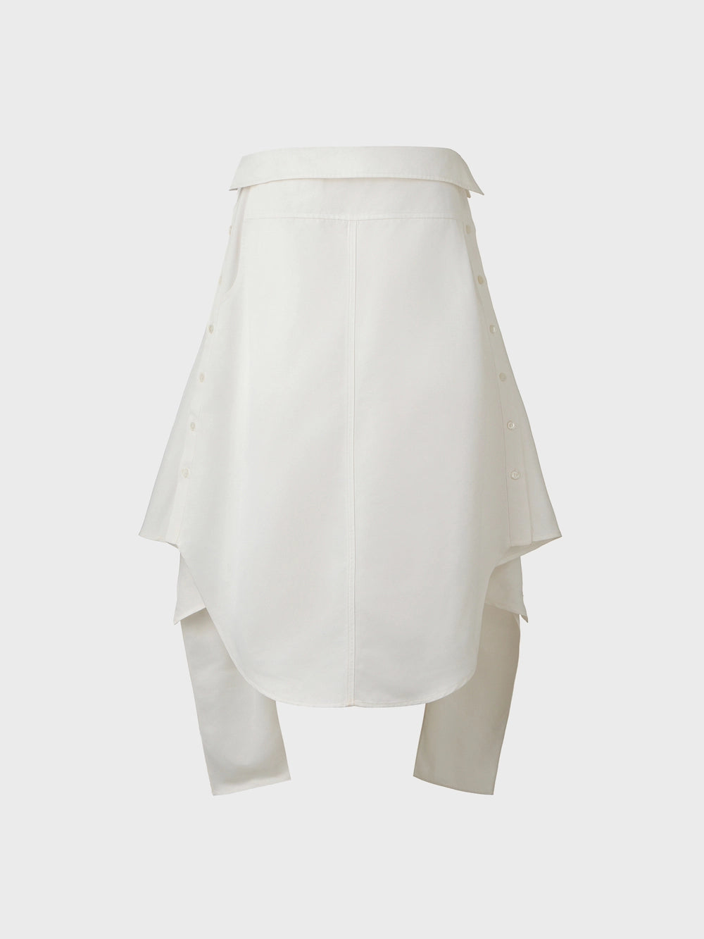 EENK Panel Line Skirt - White