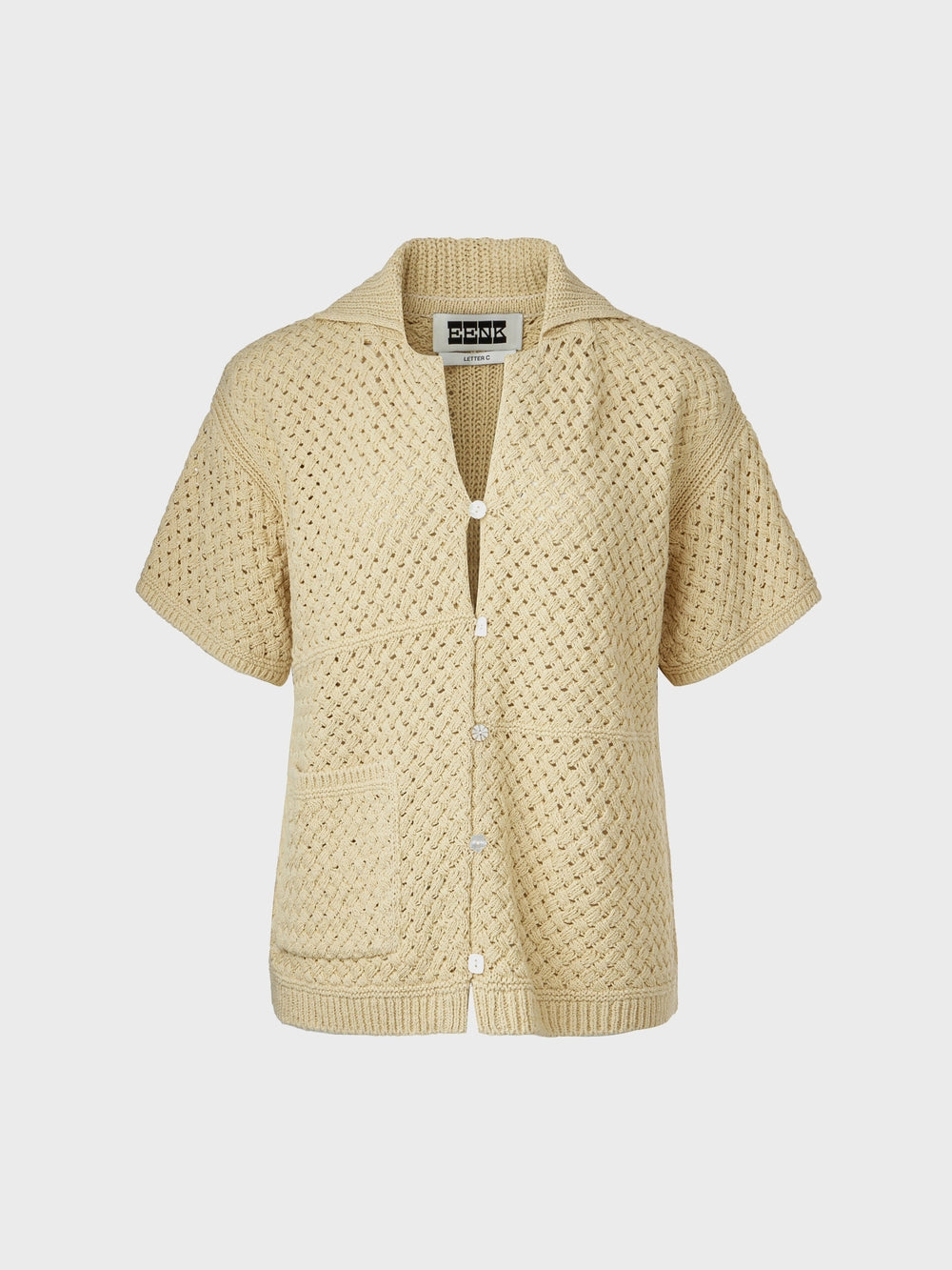 EENK Crochet Knitwear Cardigan - Yellow