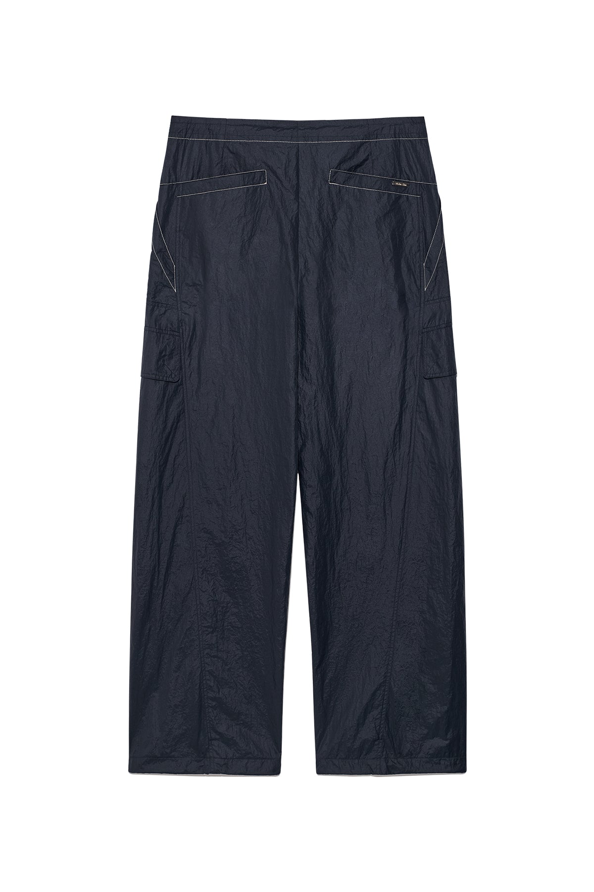 Matinkim Stitch Point Nylon Pants For Men IN Navy