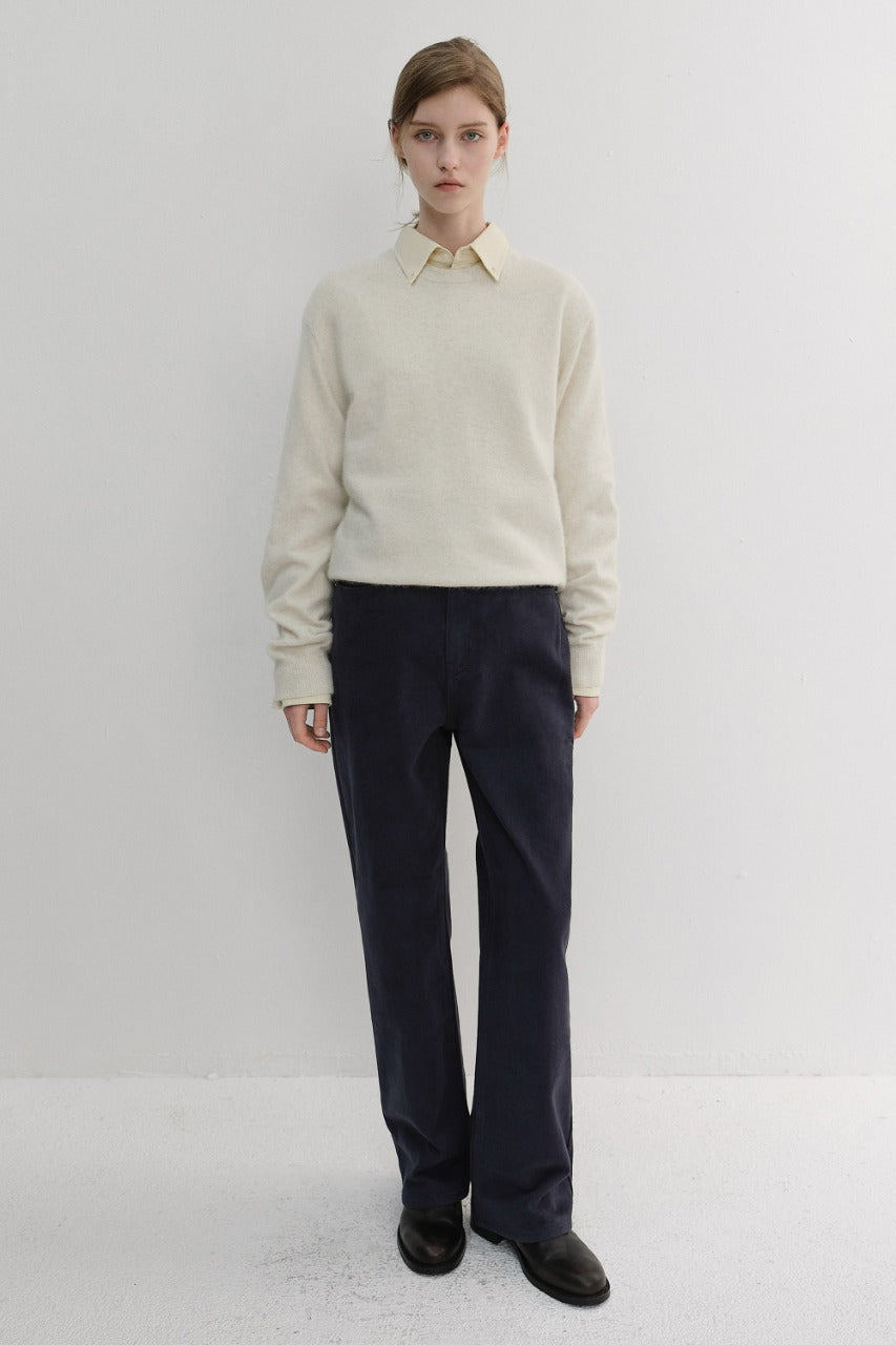 Dunst Brushed Straight Jeans Navy