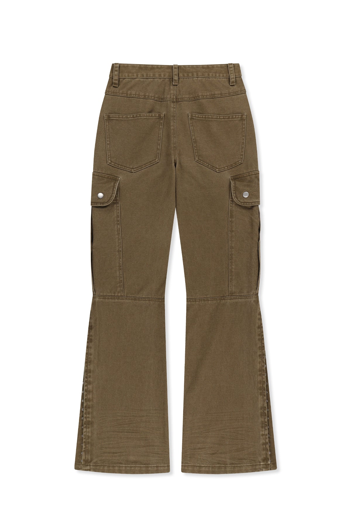 Matinkim Multi Hook Bootcut Cargo Pants IN Khaki