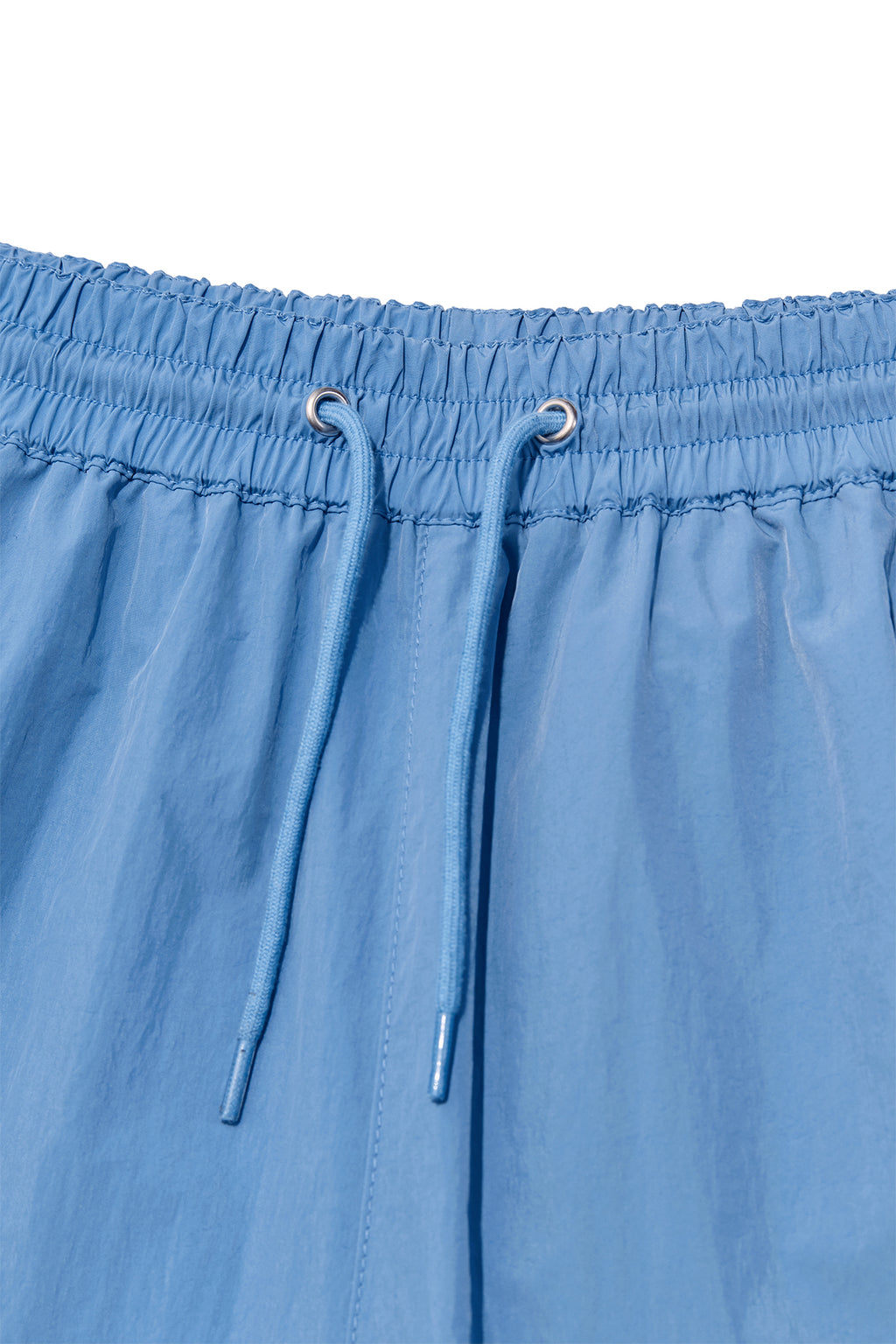 Matinkim Mesh Nylon Shorts For Men IN Light Blue