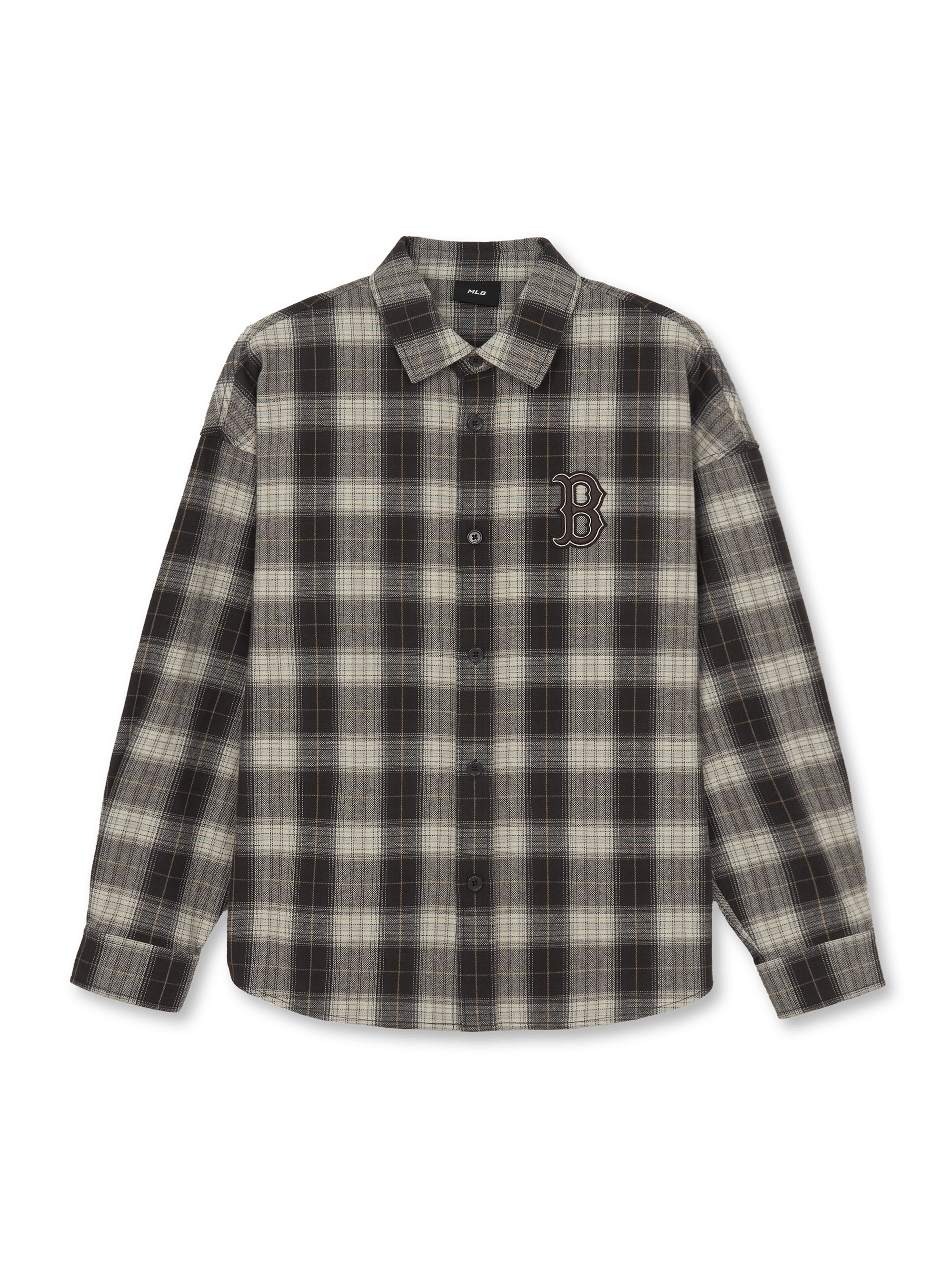[mlb korea] Basic Cotton Flannel Check Shirts