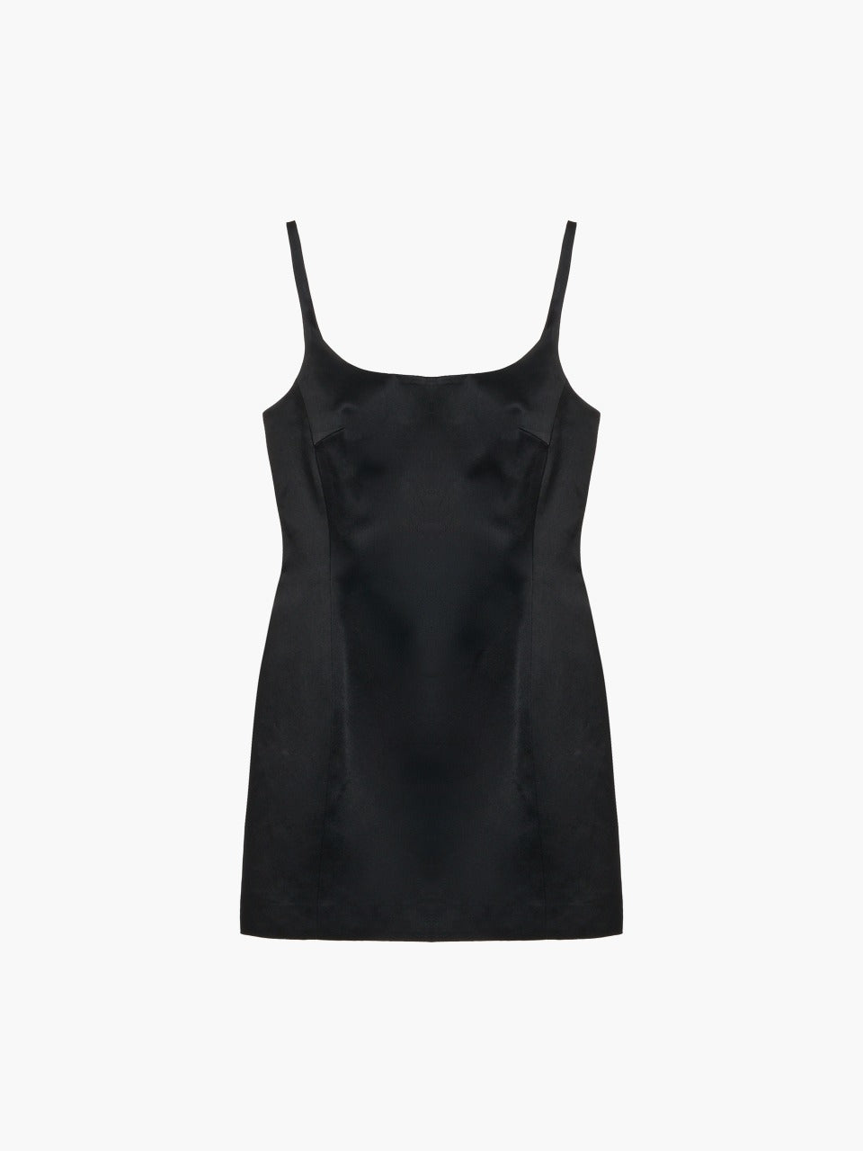Margesherwood Satin Shape Mini Dress black