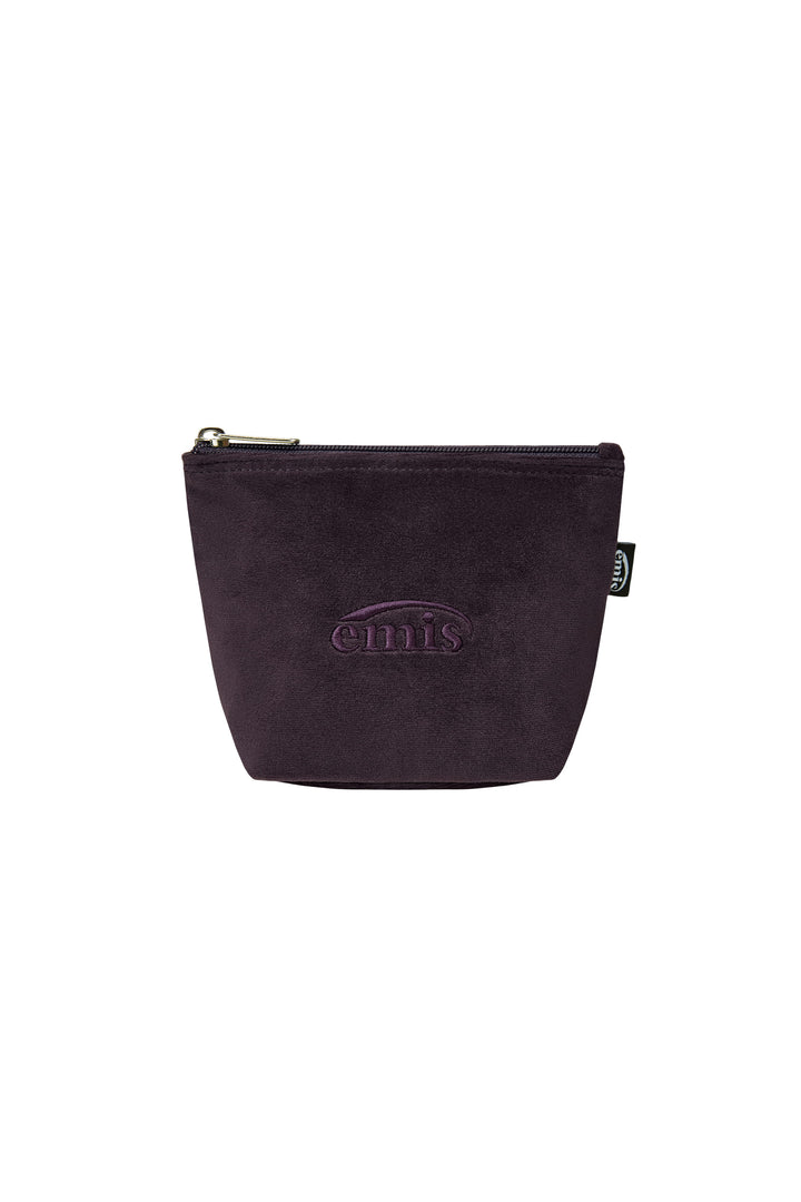 Emis Velvet Mini Pouch-Purple