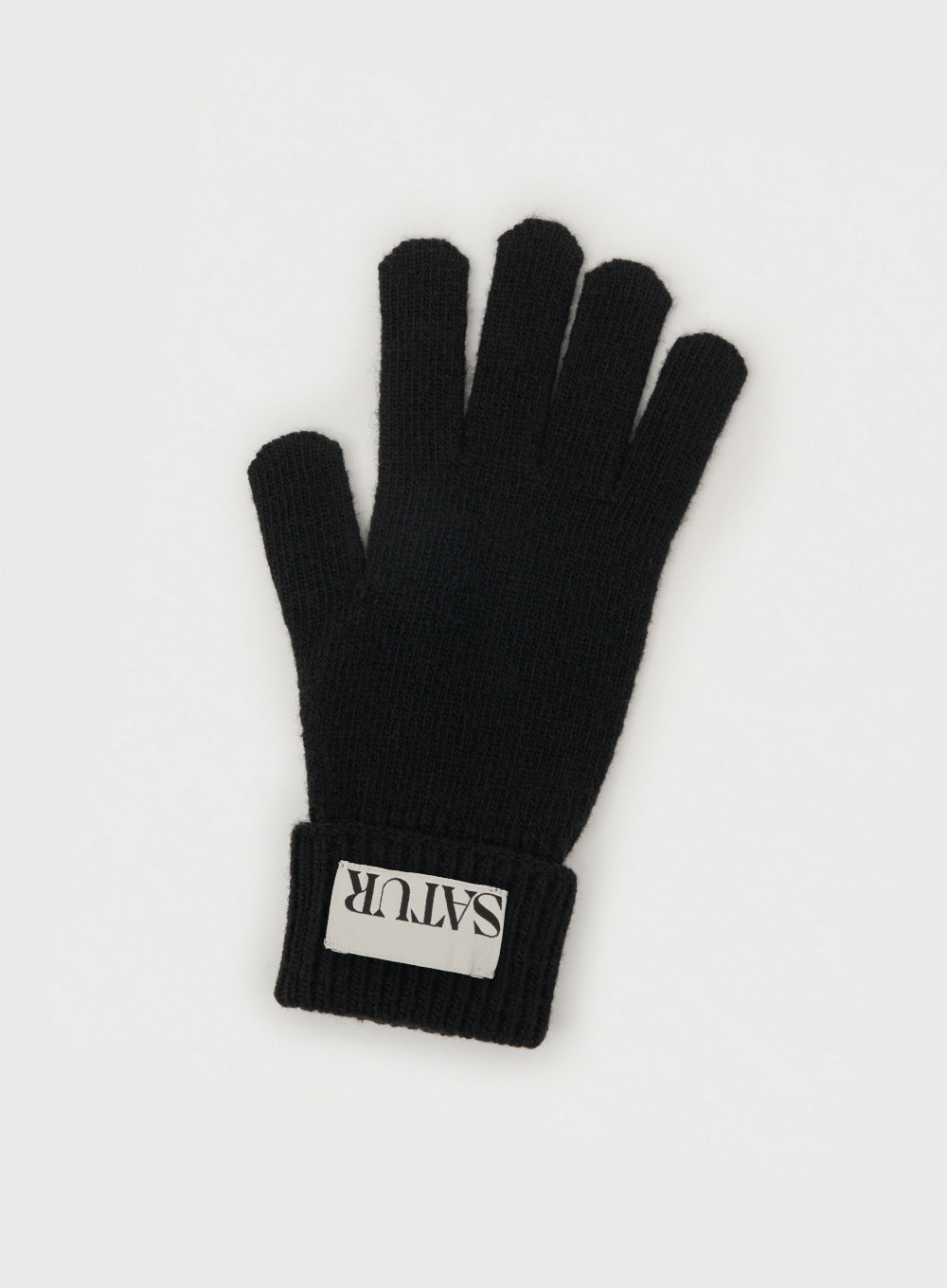 [satur] Verona Knit Gloves - Black