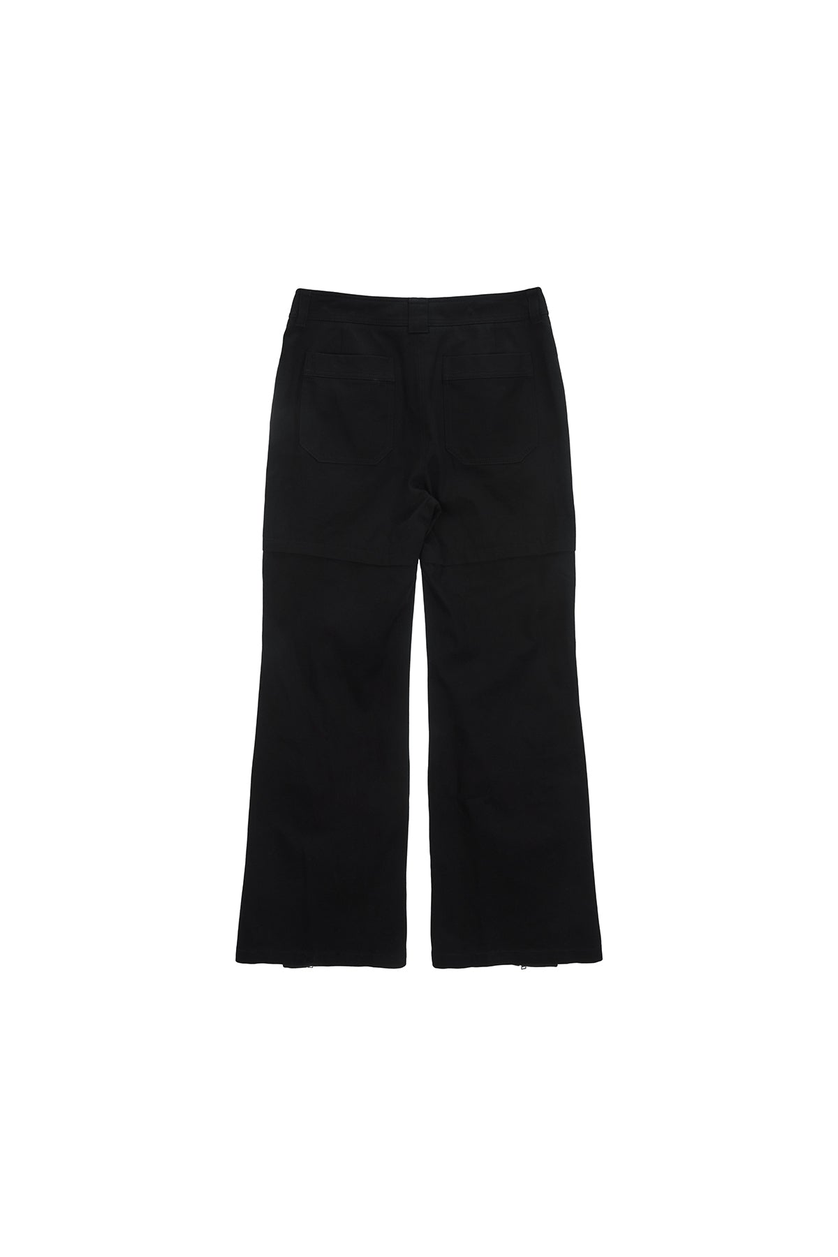 Matinkim Zipper Point Boots Cut Pants IN Black