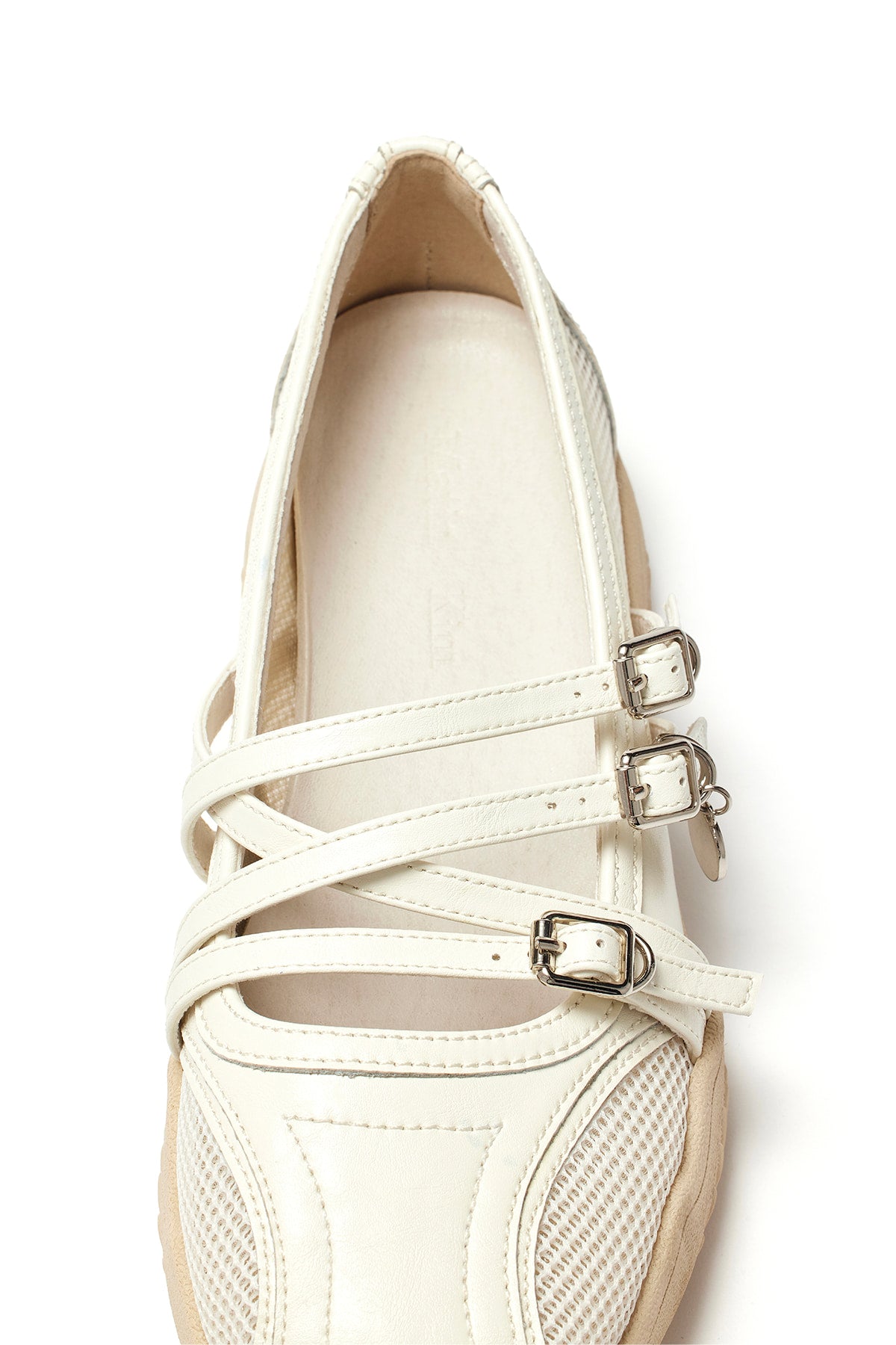 Matinkim Matin Mesh Maryjane Sneakers IN Ivory