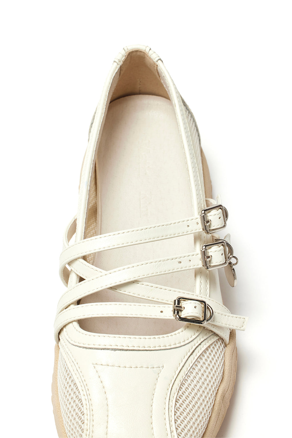 Matinkim Matin Mesh Maryjane Sneakers IN Ivory