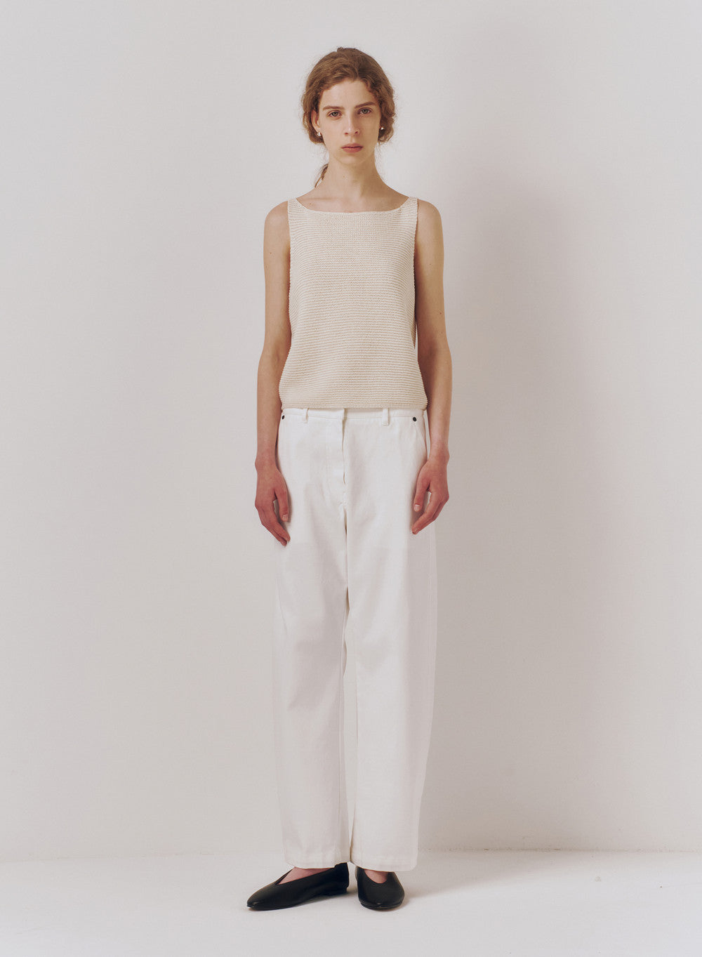 Kindersalmon Ami Sleeveless Ecru