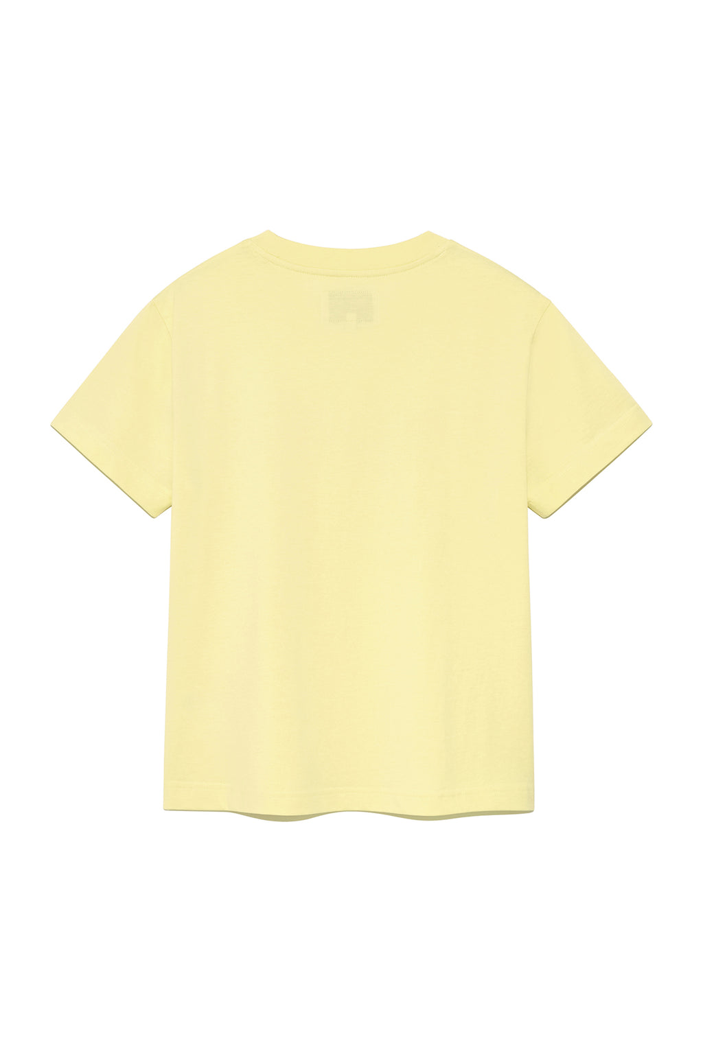[matinkim] MATIN SHADOW TYPO TOP IN YELLOW