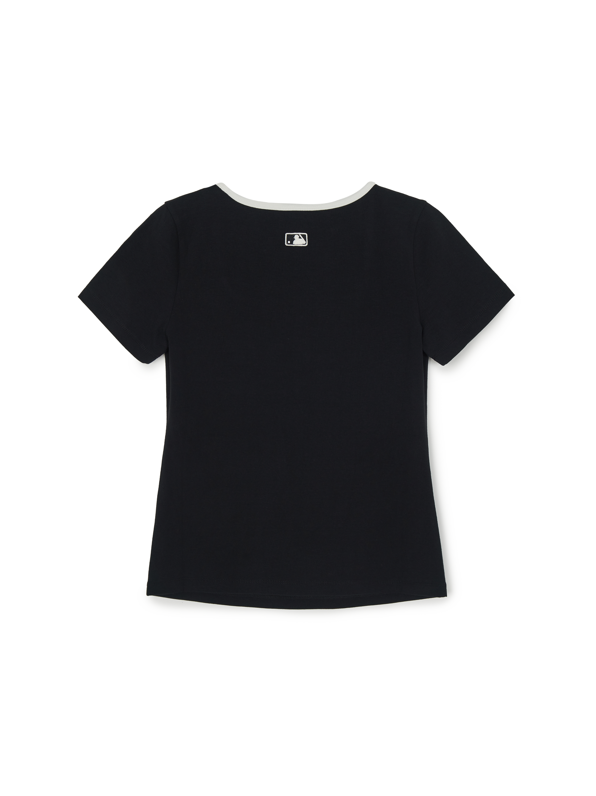 MLB Korea Women's Basic Square Neck Slim Fit T-shirt