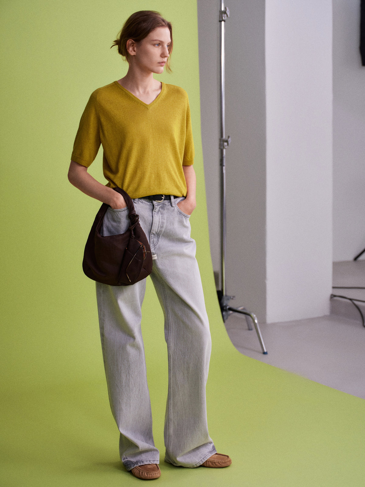Facade Pattern Breeze East Tote Bag chocolate