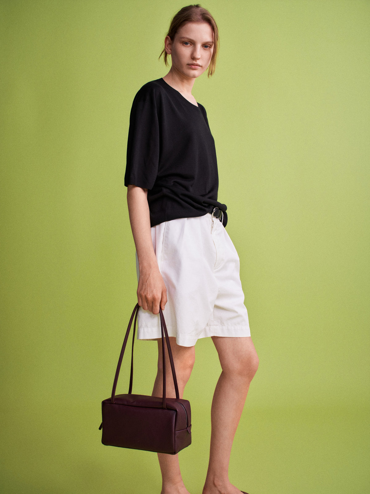 Facade Pattern Rincon Shoulder Bag cherry wood
