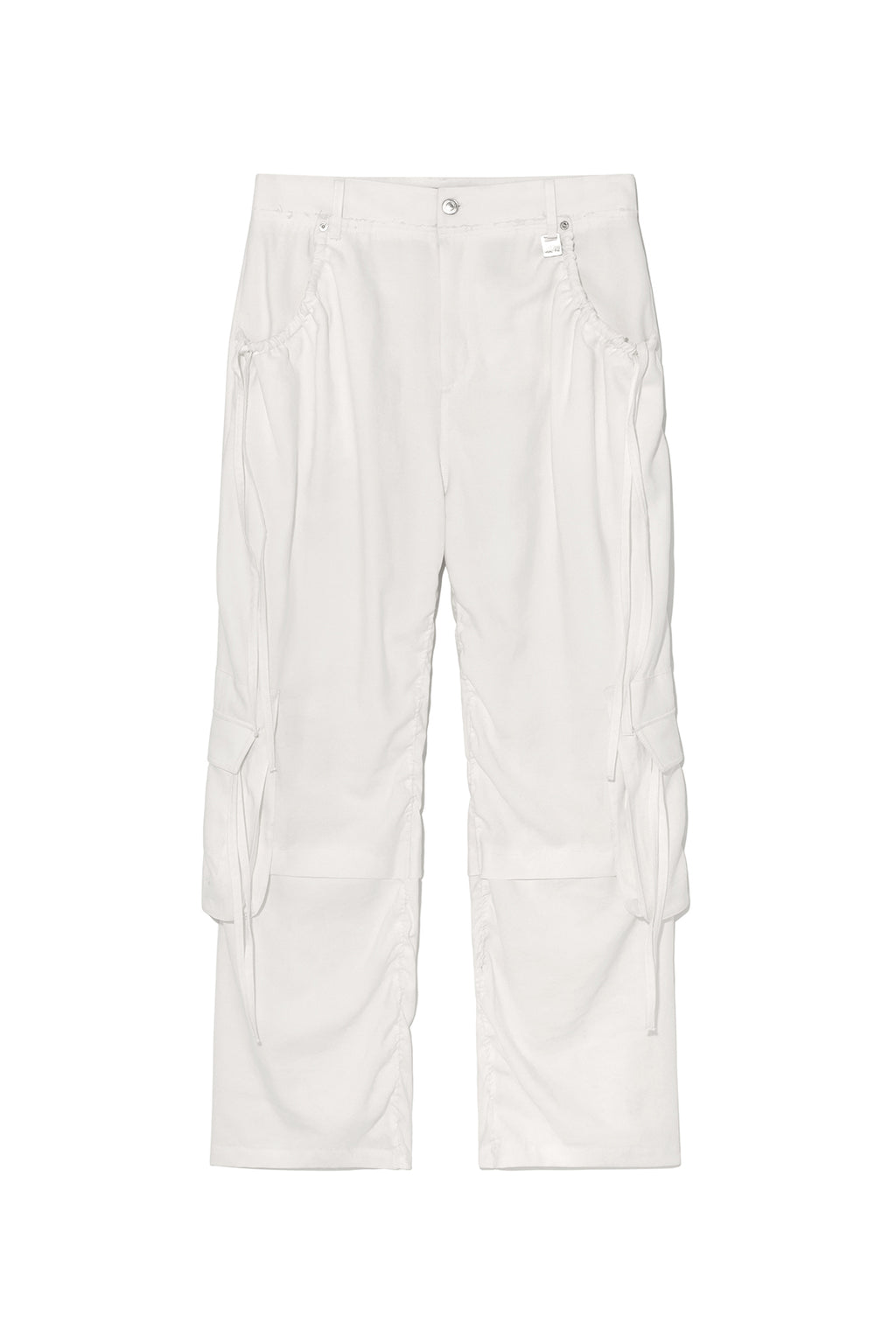 Matinkim String Pocket Wide Cargo Pants IN White