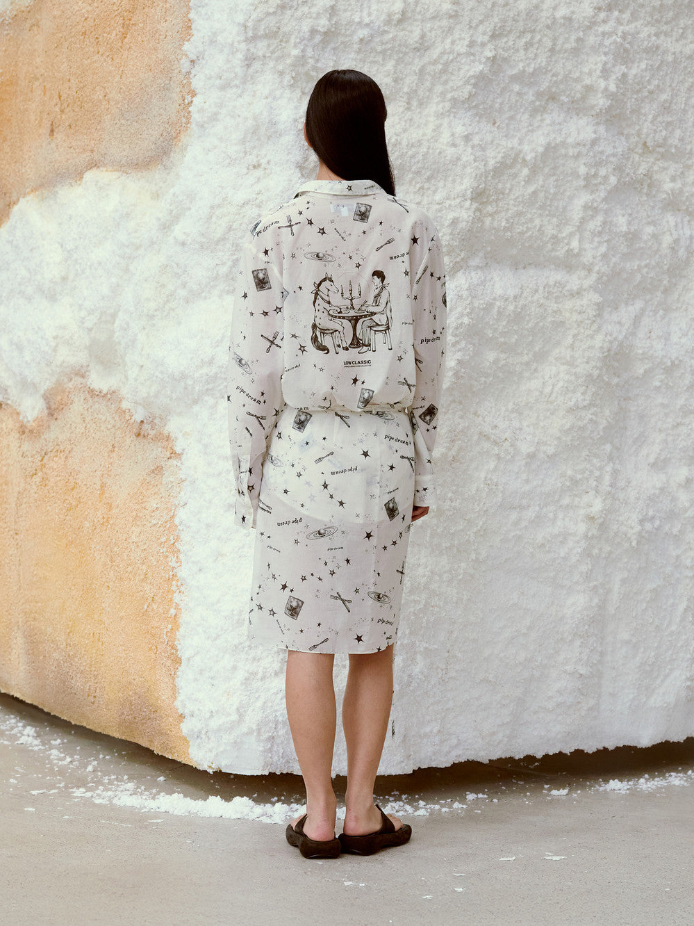 Low Classic Pipe Dream Wrap Skirt Ivory