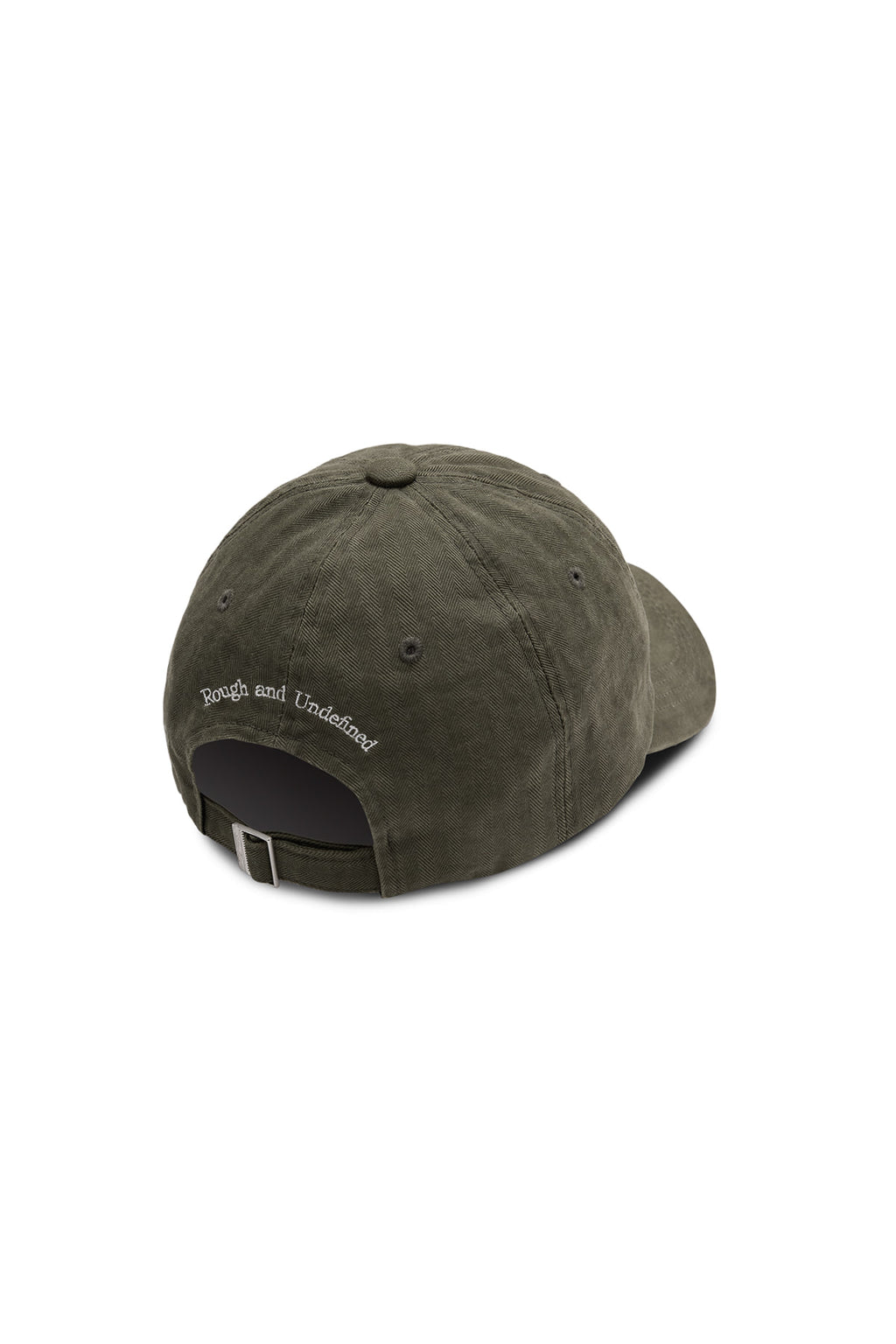 [matinkim] MATIN HERRINGBONE TYPO BALL CAP IN KHAKI