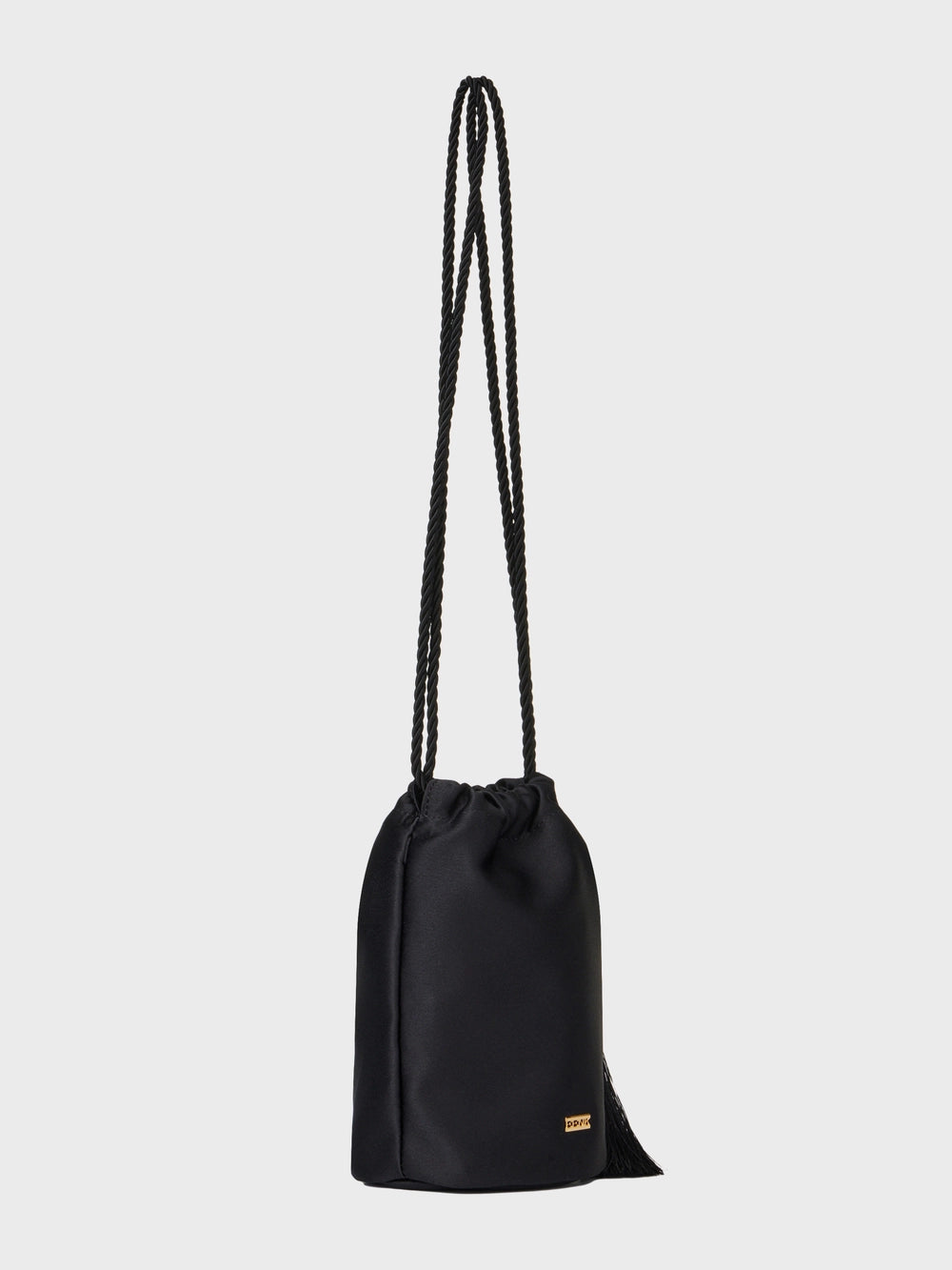 EENK Tassel Mini Bucket Bag - Black
