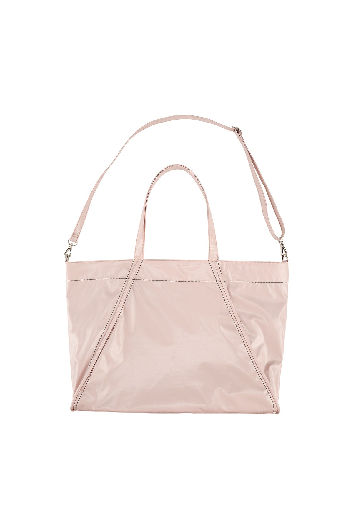 [matinkim] BIG COATING TOTE BAG IN PINK