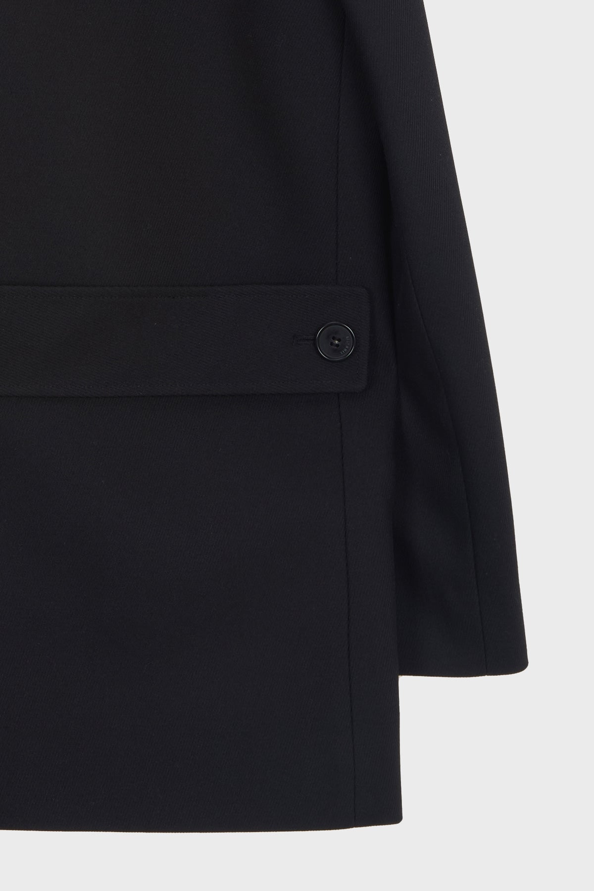 Matinkim Matin Kim Collarless Oversize Jacket IN Black