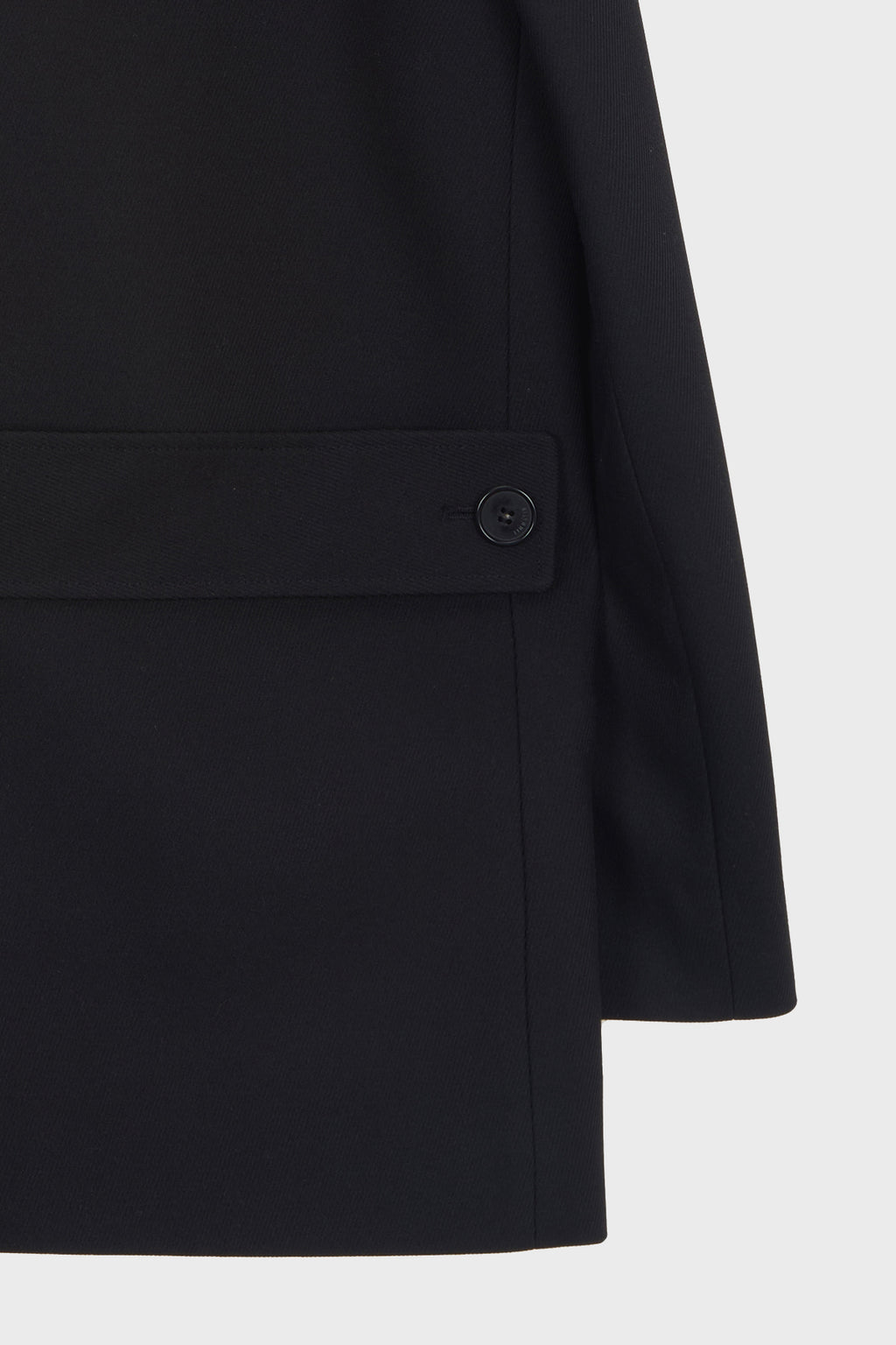 Matinkim Matin Kim Collarless Oversize Jacket IN Black
