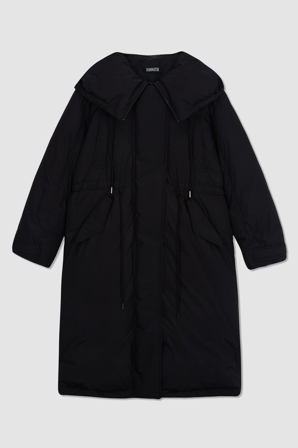Matinkim Draw String Long Down Jumper IN Black
