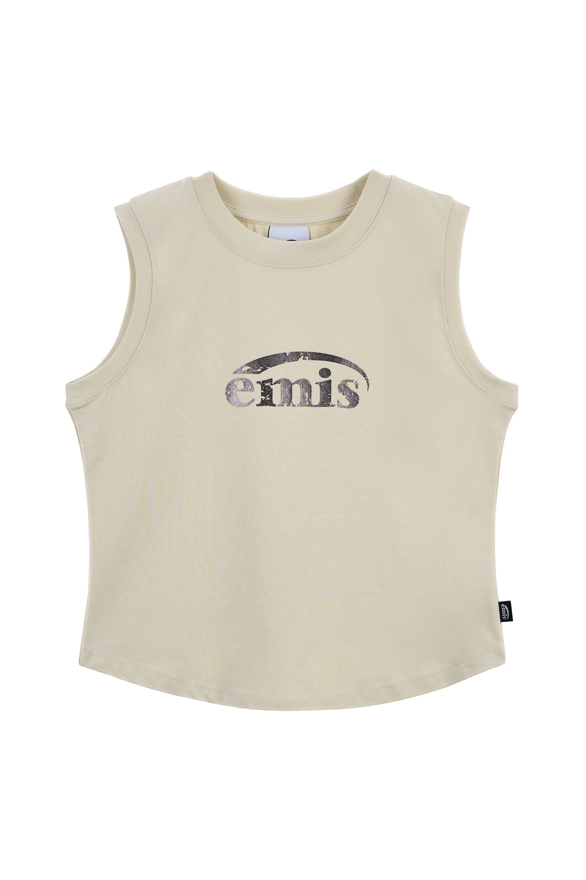 RINGER SLEEVELESS TOP-CREAM