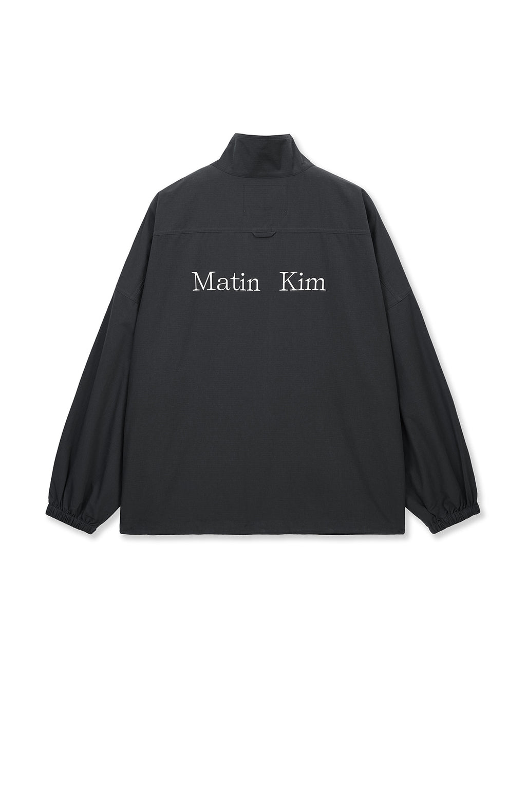 Matinkim Back Logo High Neck Jumper IN Charcoal