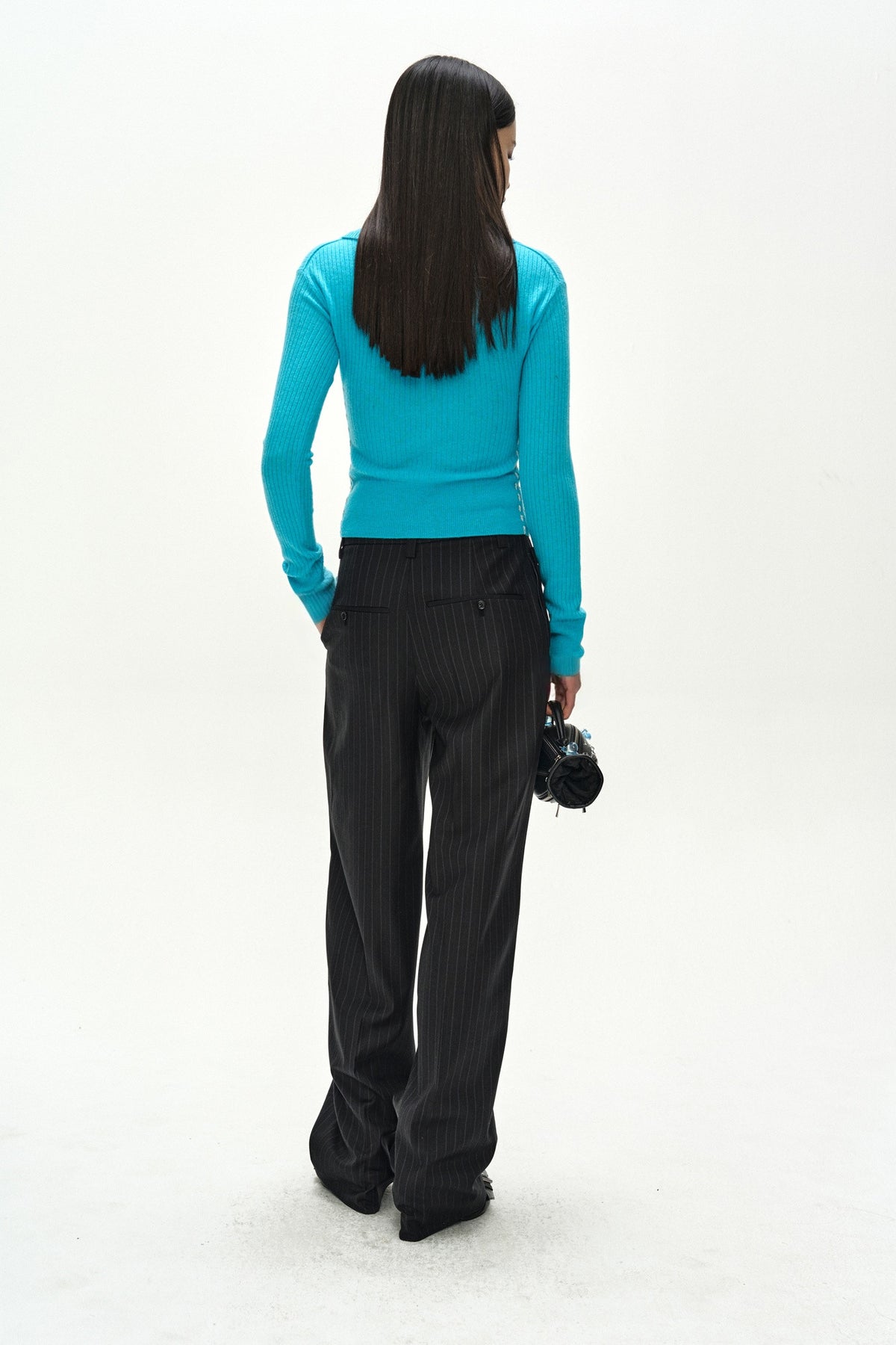 Andersson Bell Button-Fold Trousers