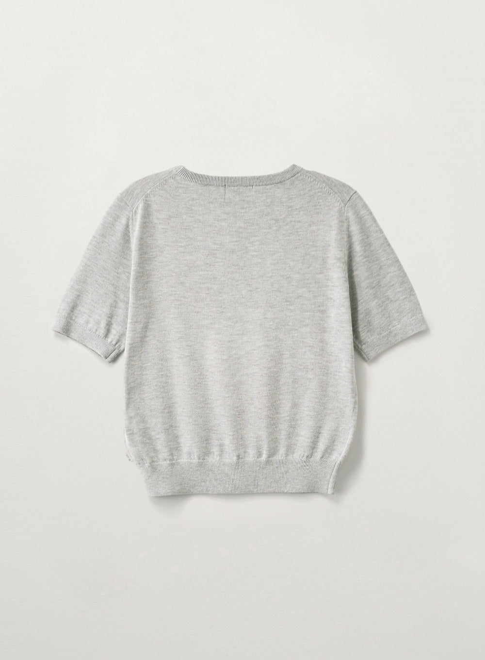 Satur (W) Loren Fine Half Knit - Melange Gray