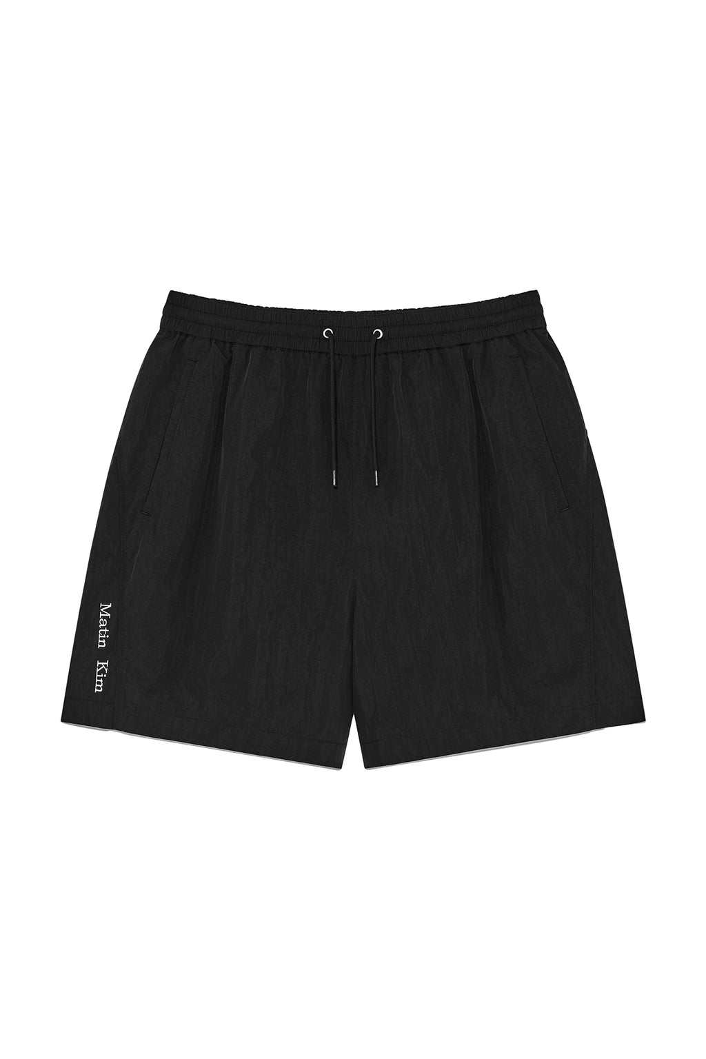 Matinkim Mesh Nylon Shorts For Men IN Black