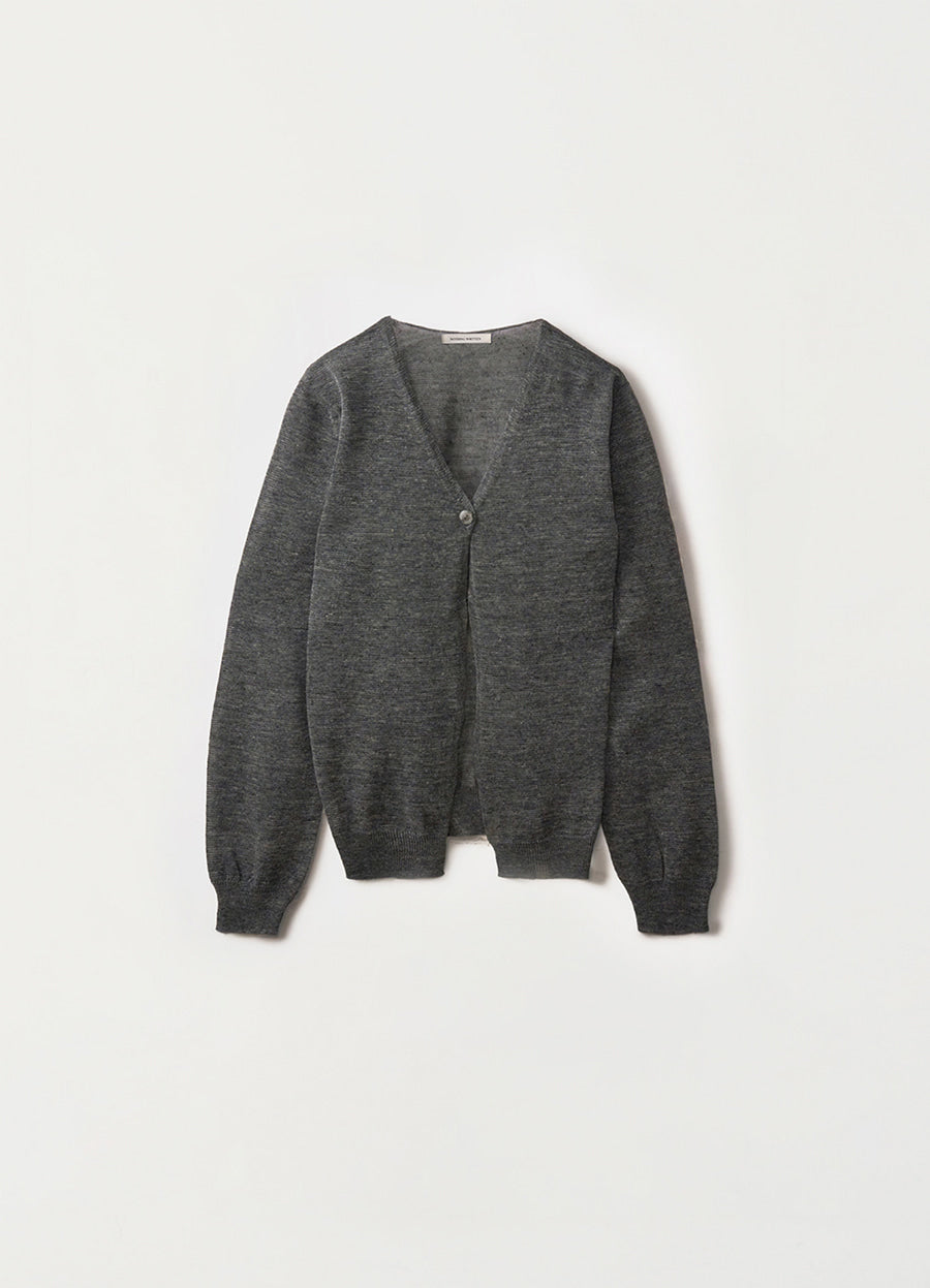 Nothing Written Cosi one button cardigan (set) (Slate gray)
