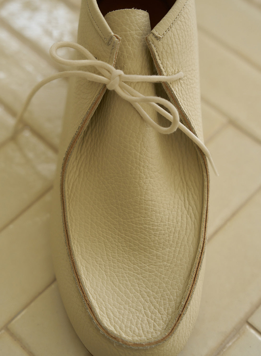 Kindersalmon Breeze Leather Loafer Salt-Cream